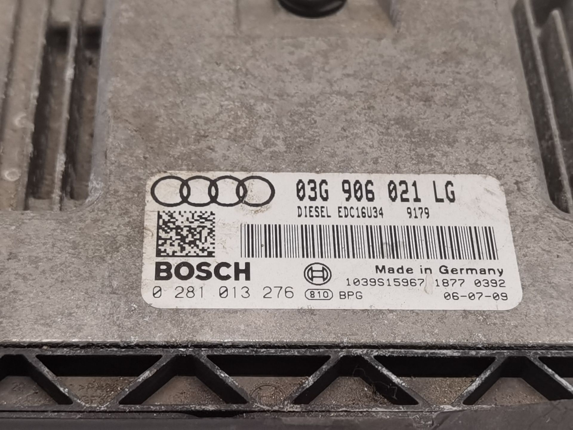 CENTRALITA MOTOR UCE AUDI A3 Sportback (8PA) 03G906021LG / 0281013276 03G906021LG0281013276 - Vista 2