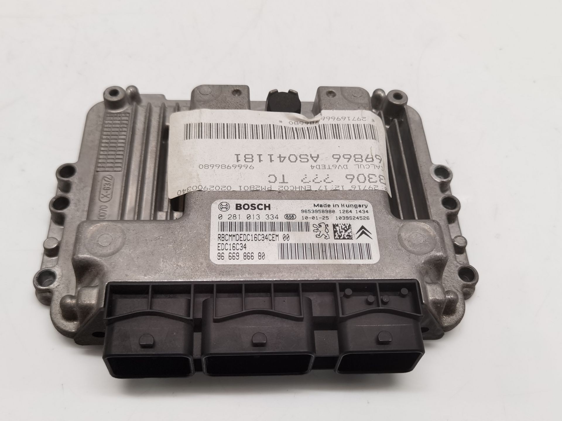 CENTRALITA MOTOR UCE PEUGEOT 5008 (0U_, 0E_) 9666986680 / 0281013334 96669866800281013334