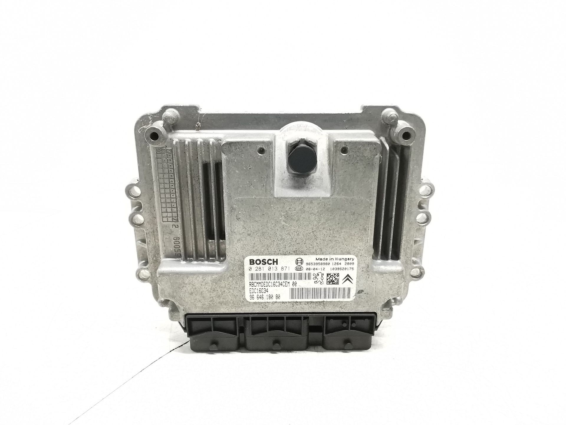 CENTRALITA MOTOR UCE PEUGEOT PARTNER TEPEE 9664618080 / EDC16C34 / 0281013871 9664618080EDC16C340281013871