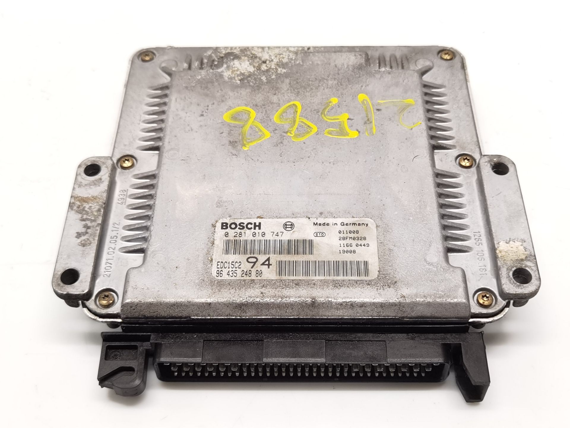 CENTRALITA MOTOR UCE PEUGEOT 307 (3A/C) 9643524880 / 28FM0328 / 0281010747 964352488028FM03280281010747