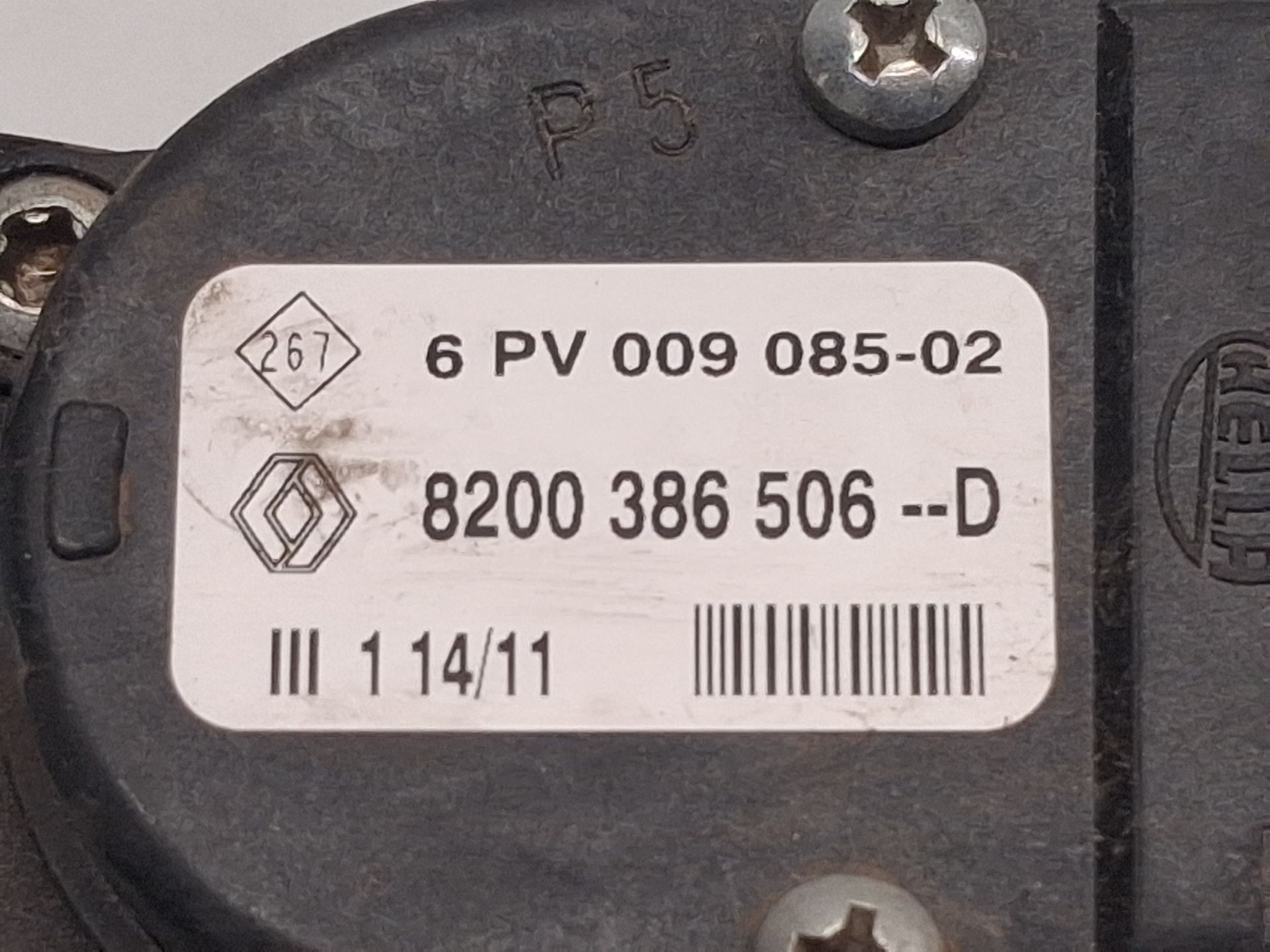 POTENCIÓMETRO PEDAL DACIA DUSTER (HS_) 8200386506D 8200386506D - Vista 2