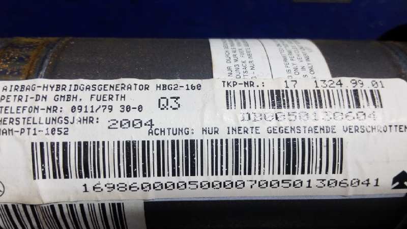AIRBAG DELANTERO DERECHO MERCEDES-BENZ CLASE A (W169) 16986000050000700501306041 / 15800435005645 1698600005000070050130604115800435005645 - Vista 3