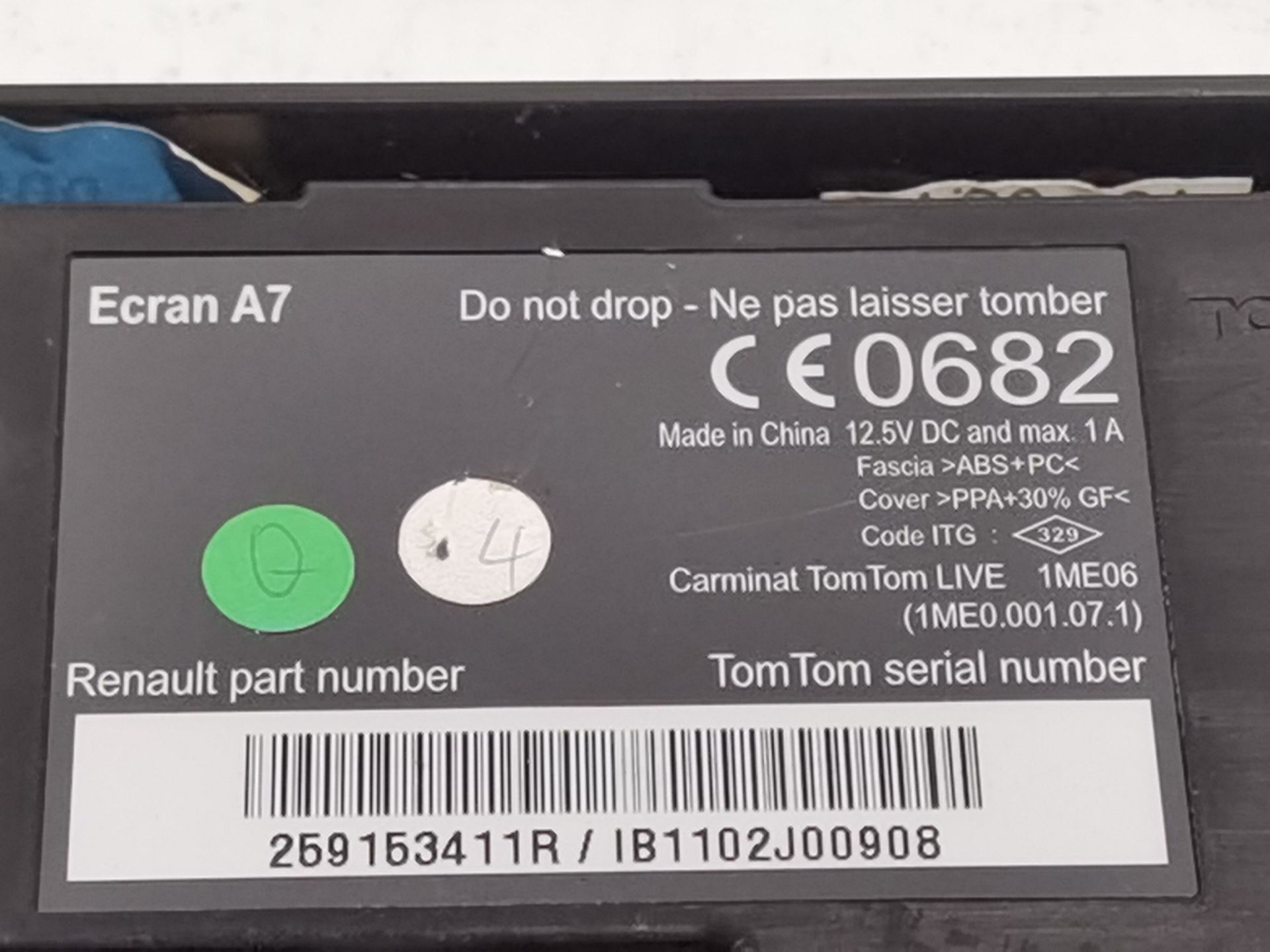 PANTALLA MULTIFUNCIÓN RENAULT MEGANE III Grandtour (KZ0/1) 259153411R 259153411R - Vista 3