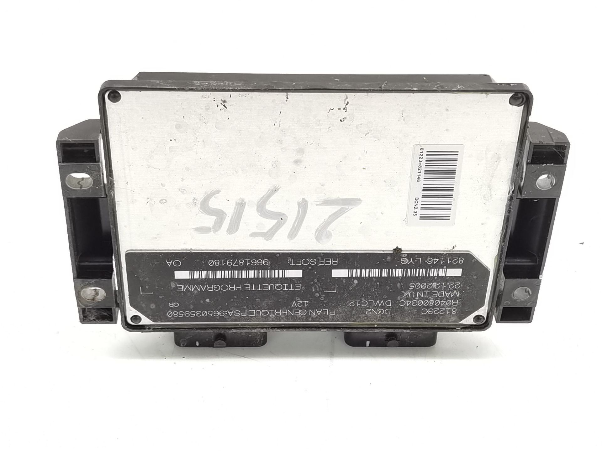 CENTRALITA MOTOR UCE CITROËN BERLINGO / BERLINGO FIRST Monospace (MF_, GJK_, GFK_) 9661879180 / 965503595580 9661879180965503595580
