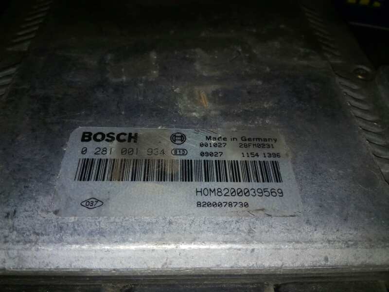 CENTRALITA MOTOR UCE RENAULT SCENIC (JA..) 8200039569 / 0281001934 82000395690281001934 - Vista 3