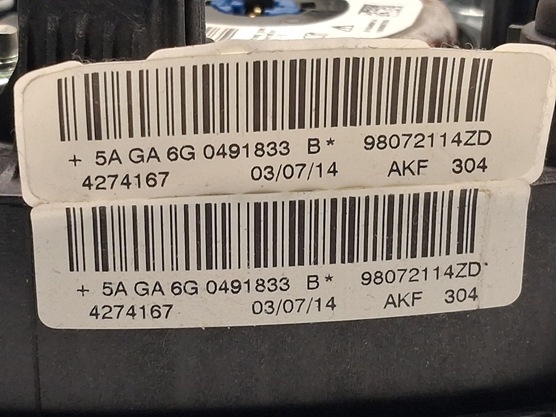 AIRBAG DELANTERO IZQUIERDO PEUGEOT 208 I (CA_, CC_) 98072114 / 98072114ZD 9807211498072114ZD - Vista 3