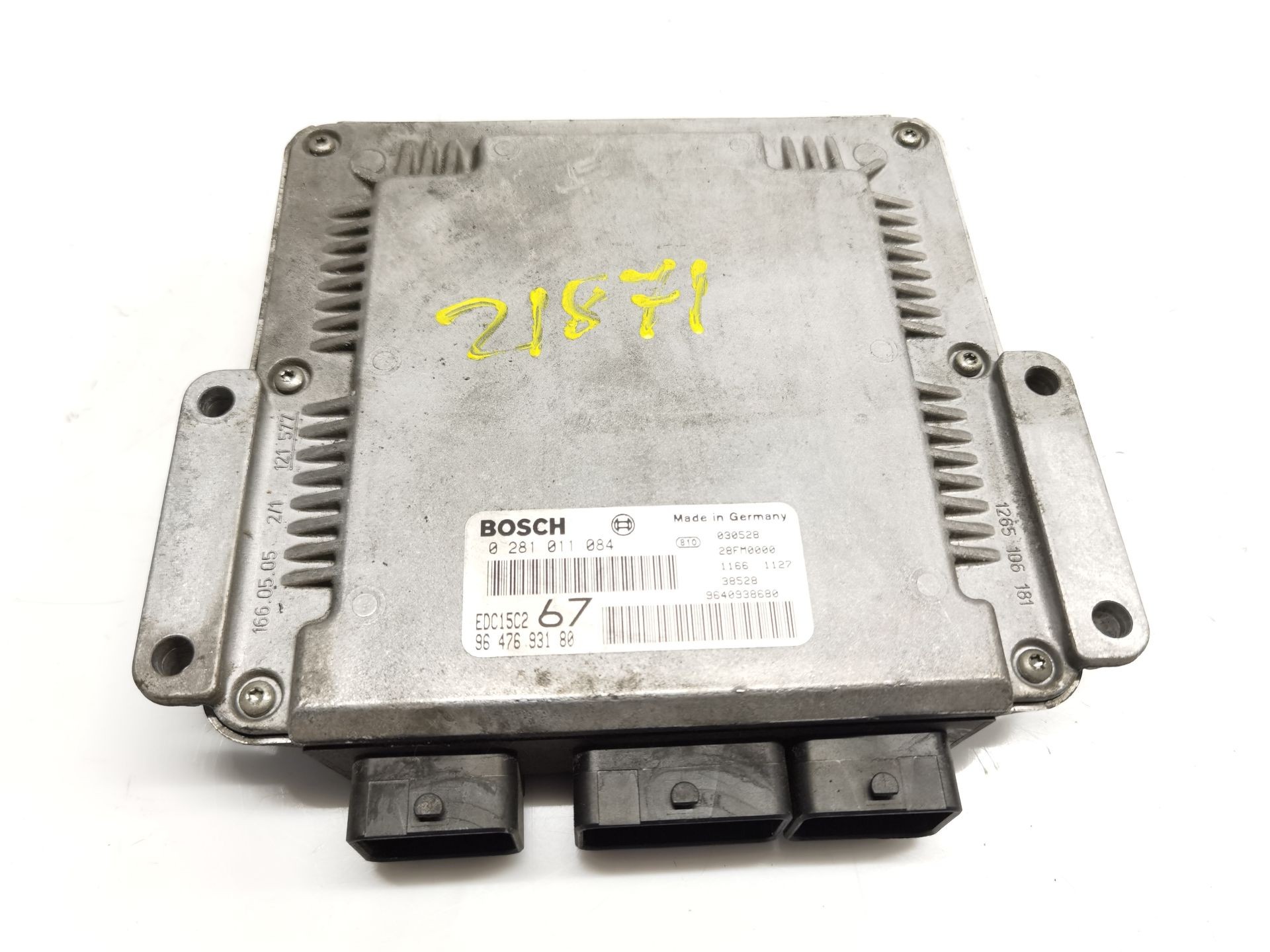 CENTRALITA MOTOR UCE CITROËN XSARA PICASSO (N68) 9647693180 / 0281011084 / EDC15C267 96476931800281011084EDC15C267