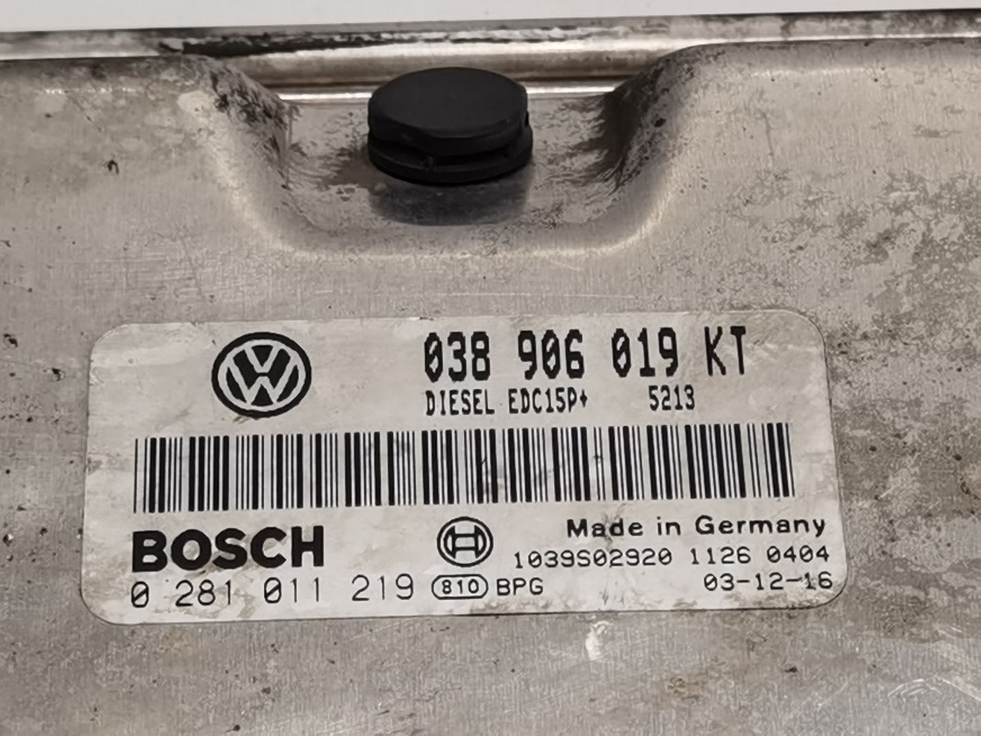 CENTRALITA MOTOR UCE SEAT IBIZA III (6L1) 038906019KT / 0281011219 038906019KT0281011219 - Vista 2