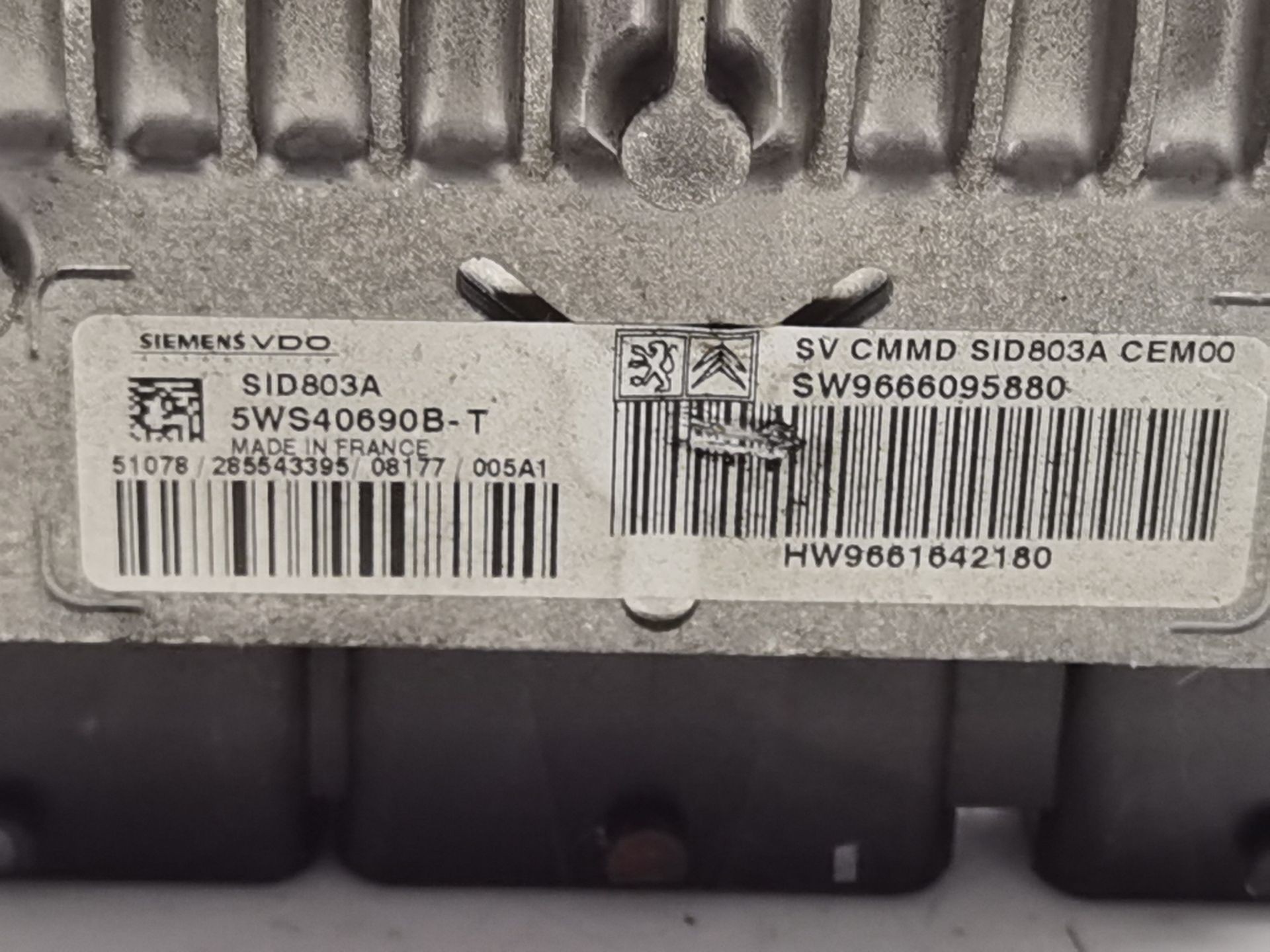 CENTRALITA MOTOR UCE CITROËN C4 GRAND PICASSO I (UA_) SW9666095880 / HW9661642180 / 5WS40690BT SW9666095880HW96616421805WS40690BT - Vista 2
