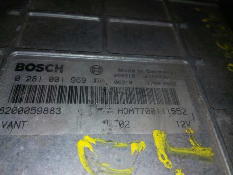 CENTRALITA MOTOR UCE RENAULT MEGANE I FASE 2 BERLINA (BA0) 8200059883 / 0281001969 / 8200059883 820005988302810019698200059883 - Vista 3