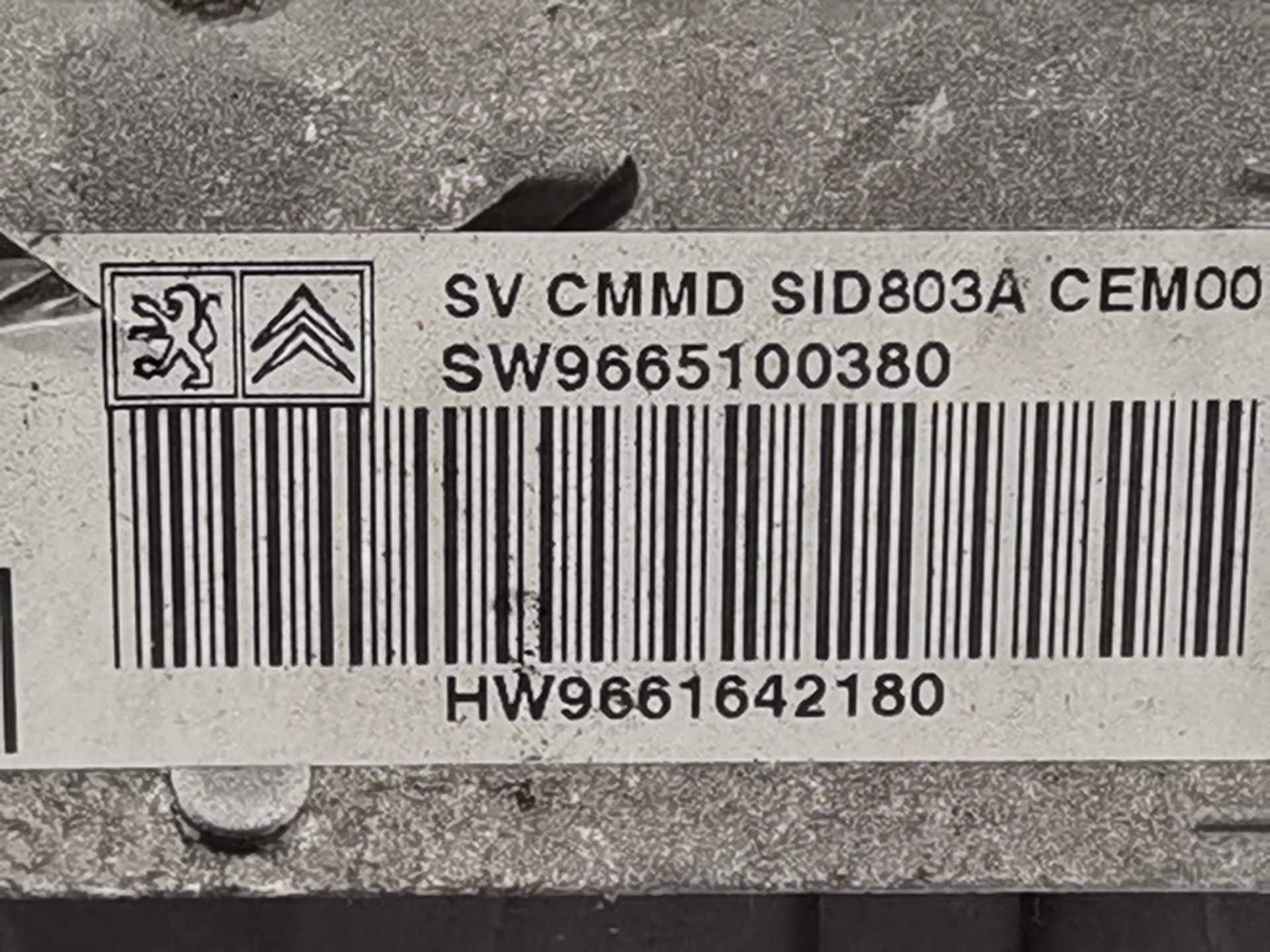 CENTRALITA MOTOR UCE CITROËN C4 GRAND PICASSO I (UA_) SW9665100380 / HW9661642180 SW9665100380HW9661642180 - Vista 2