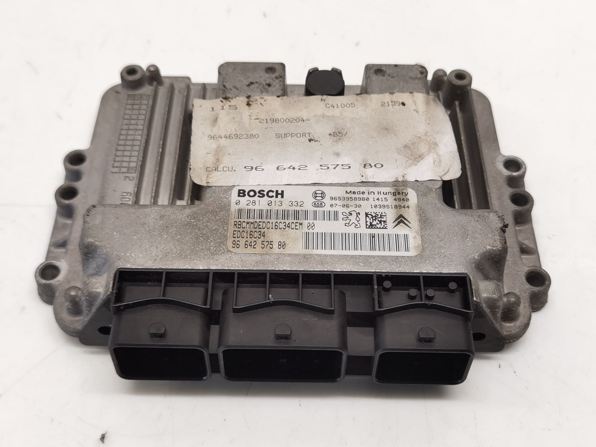 CENTRALITA MOTOR UCE CITROËN C4 Coupé (LA_) 96642557580 / 9653958980 / 0281013332 9664255758096539589800281013332
