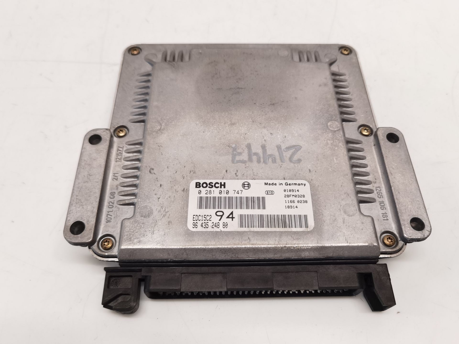 CENTRALITA MOTOR UCE PEUGEOT 307 (3A/C) 9643524880 / 0281010747 96435248800281010747 - Vista 3