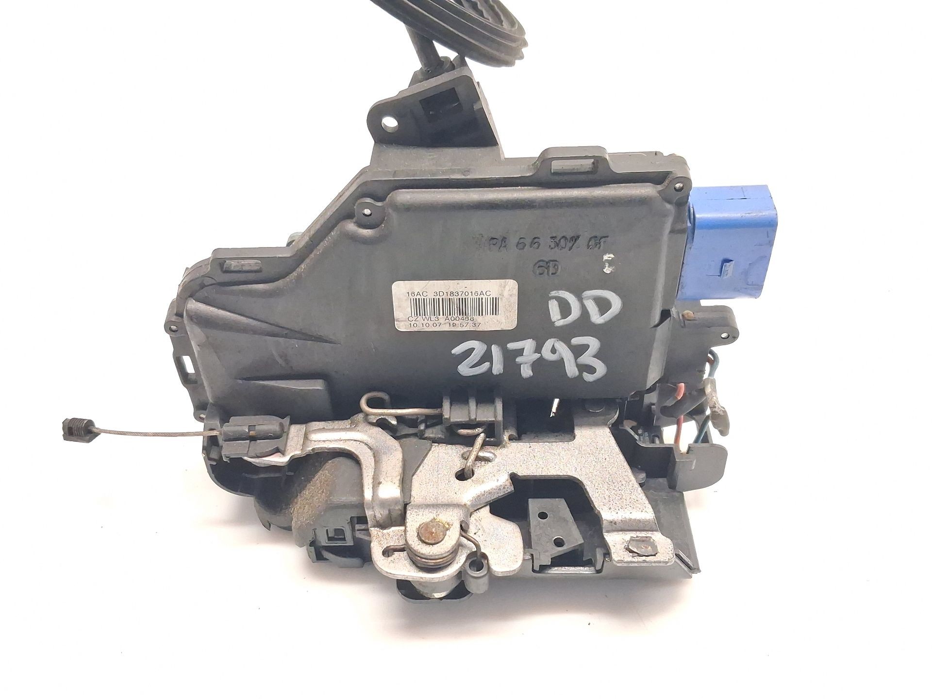 CERRADURA PUERTA DELANTERA DERECHA SKODA OCTAVIA II (1Z3) 3D1837015AQ 3D1837015AQ - Vista 2