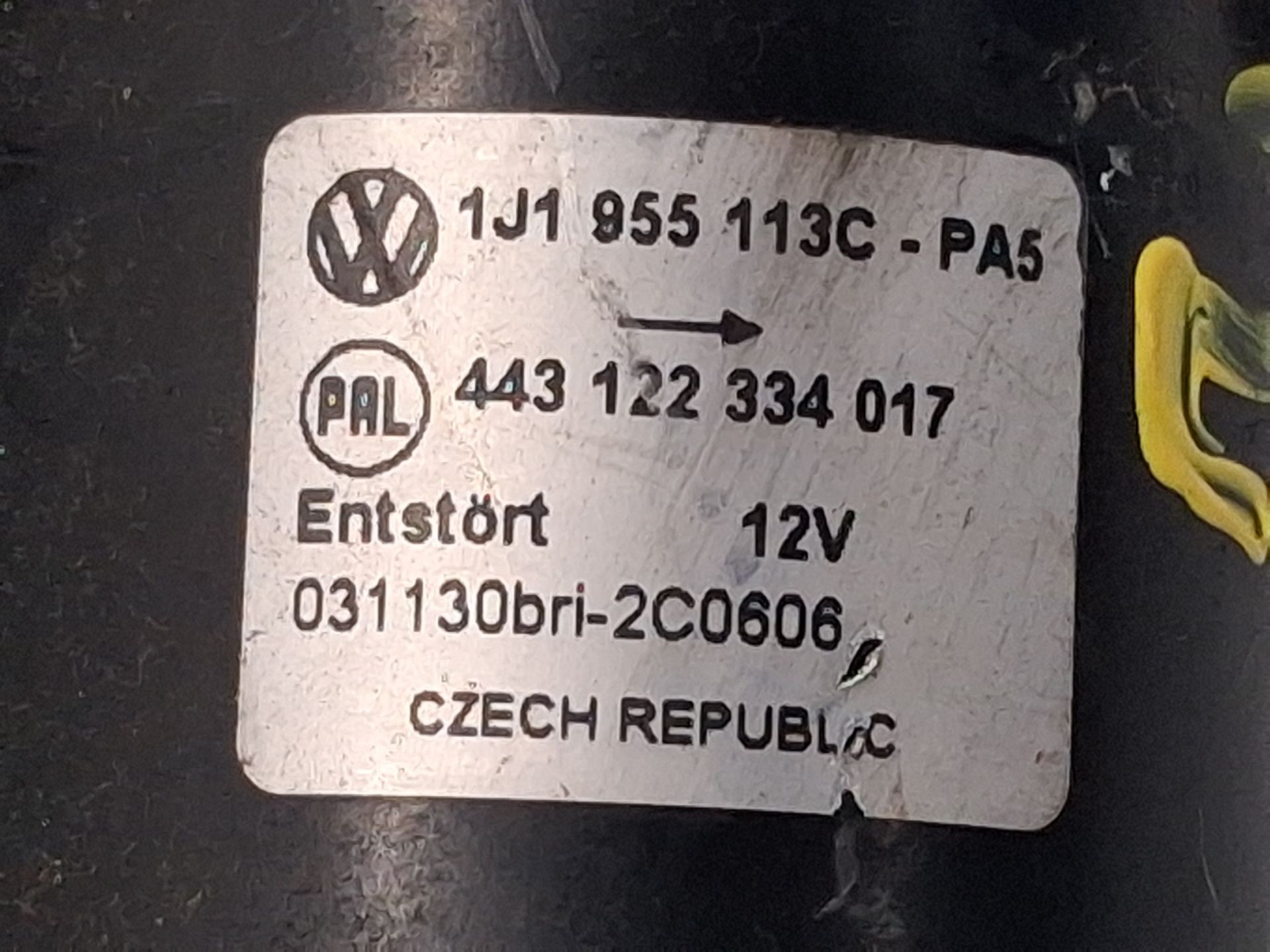 MOTOR LIMPIA DELANTERO SKODA OCTAVIA I (1U2) 1J1955113C / 443122334017 1J1955113C443122334017 - Vista 3