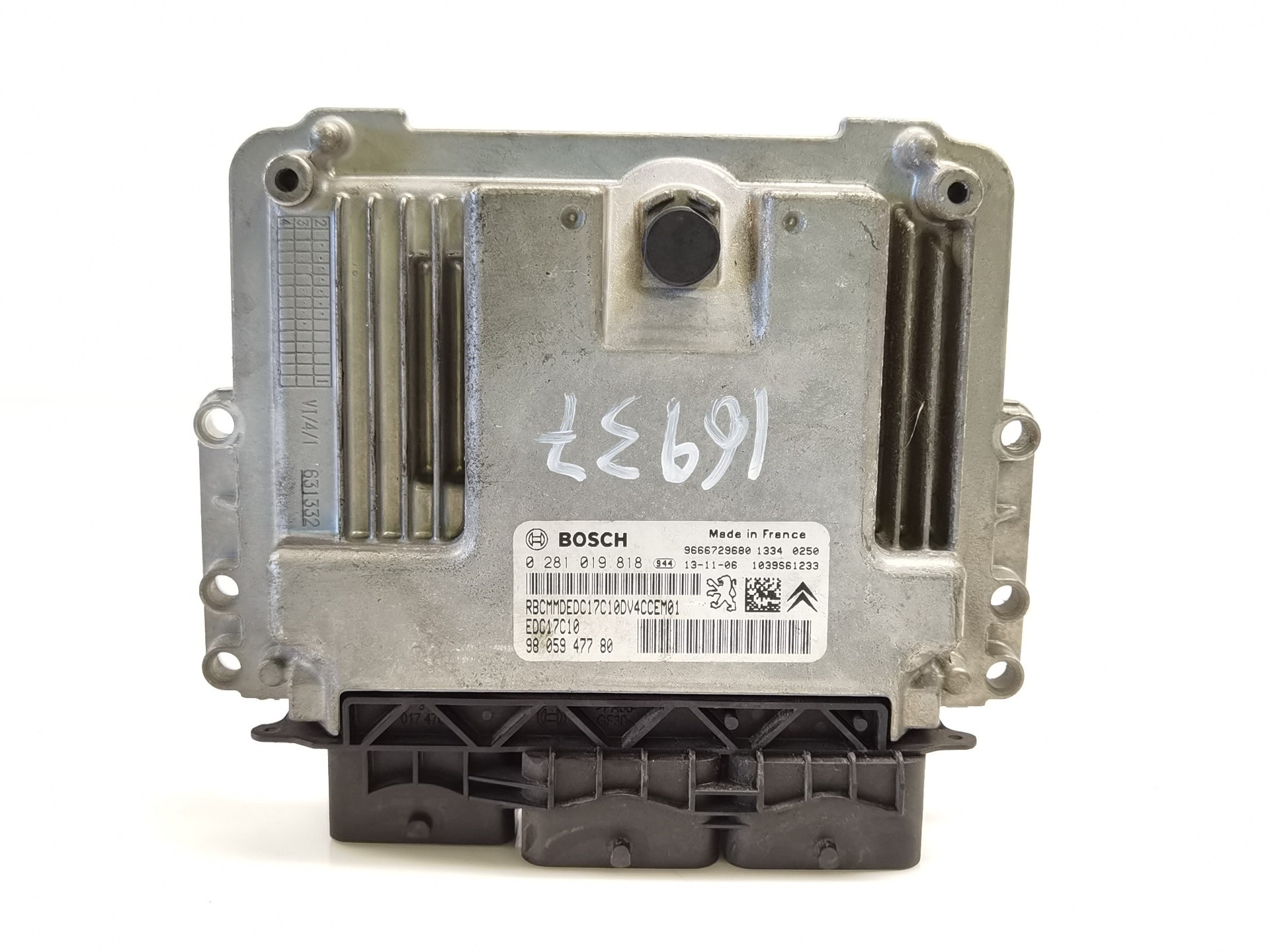 CENTRALITA MOTOR UCE PEUGEOT 207 9805947780 / 0281019818 98059477800281019818