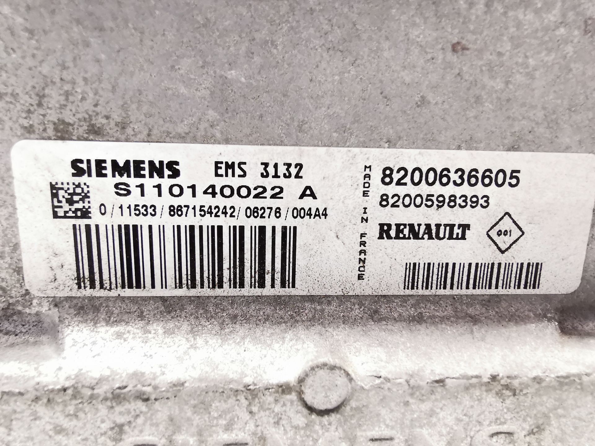 CENTRALITA MOTOR UCE DACIA LOGAN (LS_) 8200636605 / S110140022A / 8200598393 8200636605S110140022A8200598393 - Vista 2