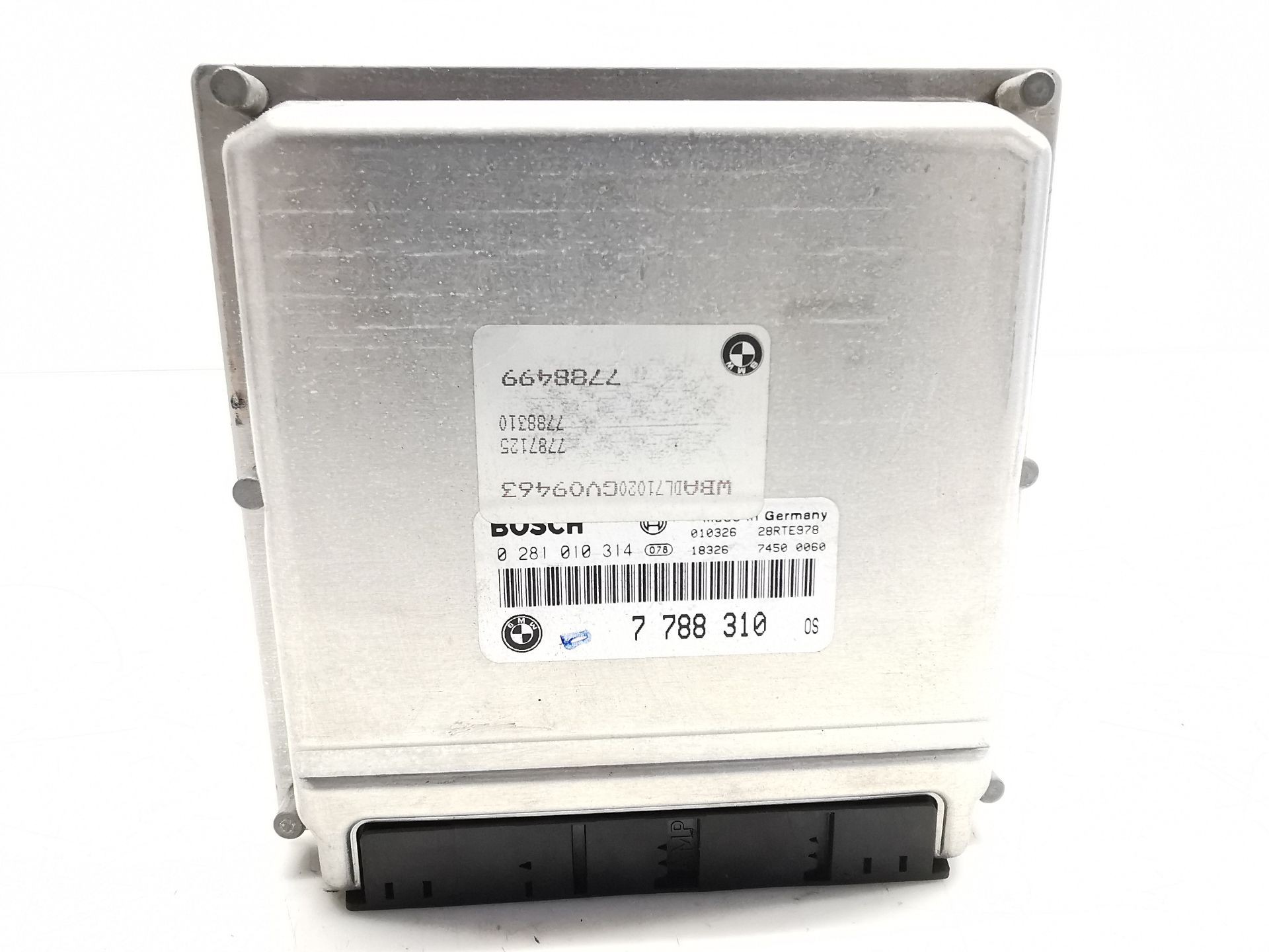CENTRALITA MOTOR UCE BMW 5 (E39) 7788310 / 7788499 / 7787125 / 7788310 / 028101314 7788310778849977871257788310028101314