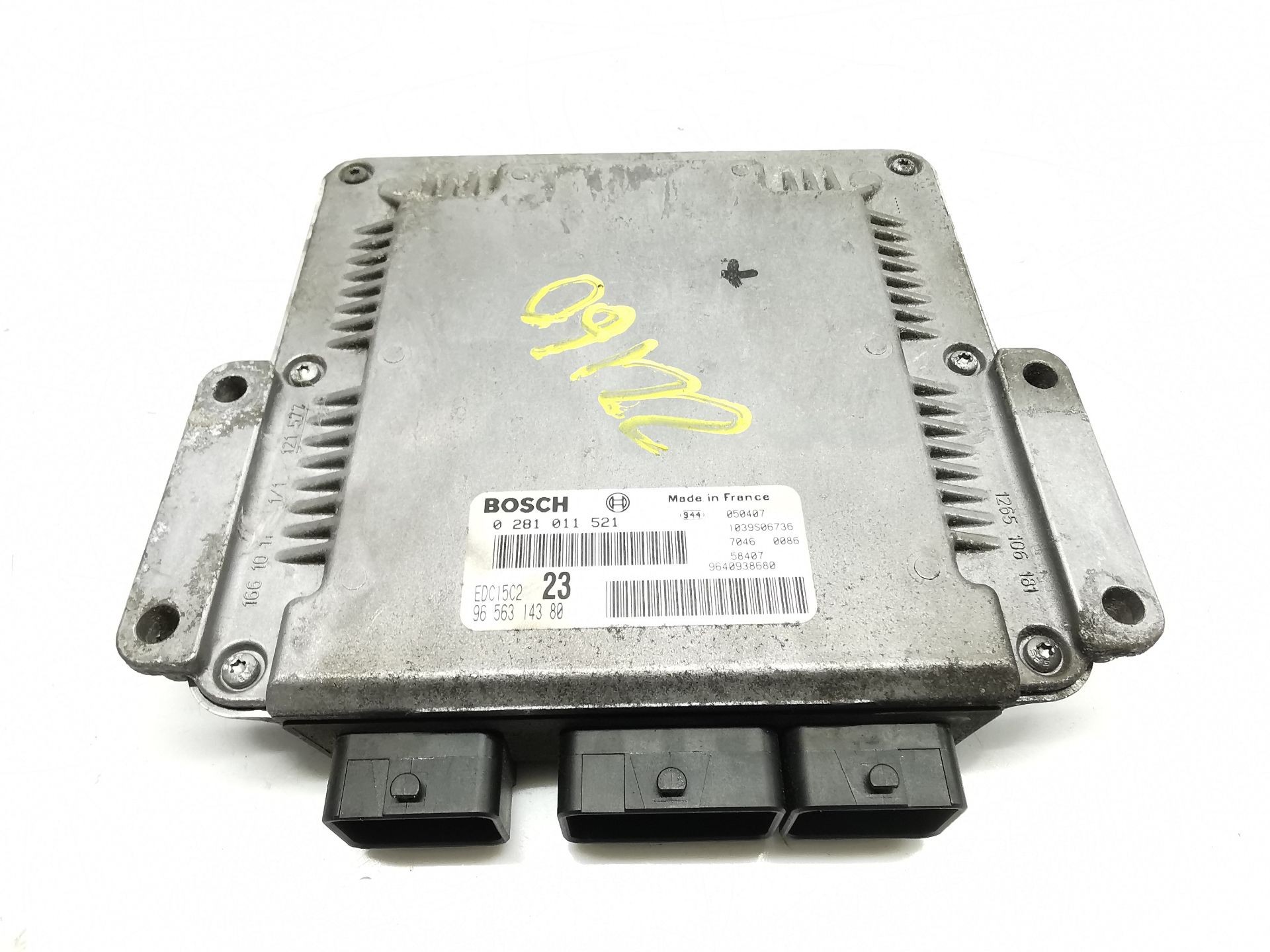 CENTRALITA MOTOR UCE CITROËN XSARA PICASSO (N68) 9656314380 / EDC15C223 / 0281011521 9656314380EDC15C2230281011521 - Vista 2