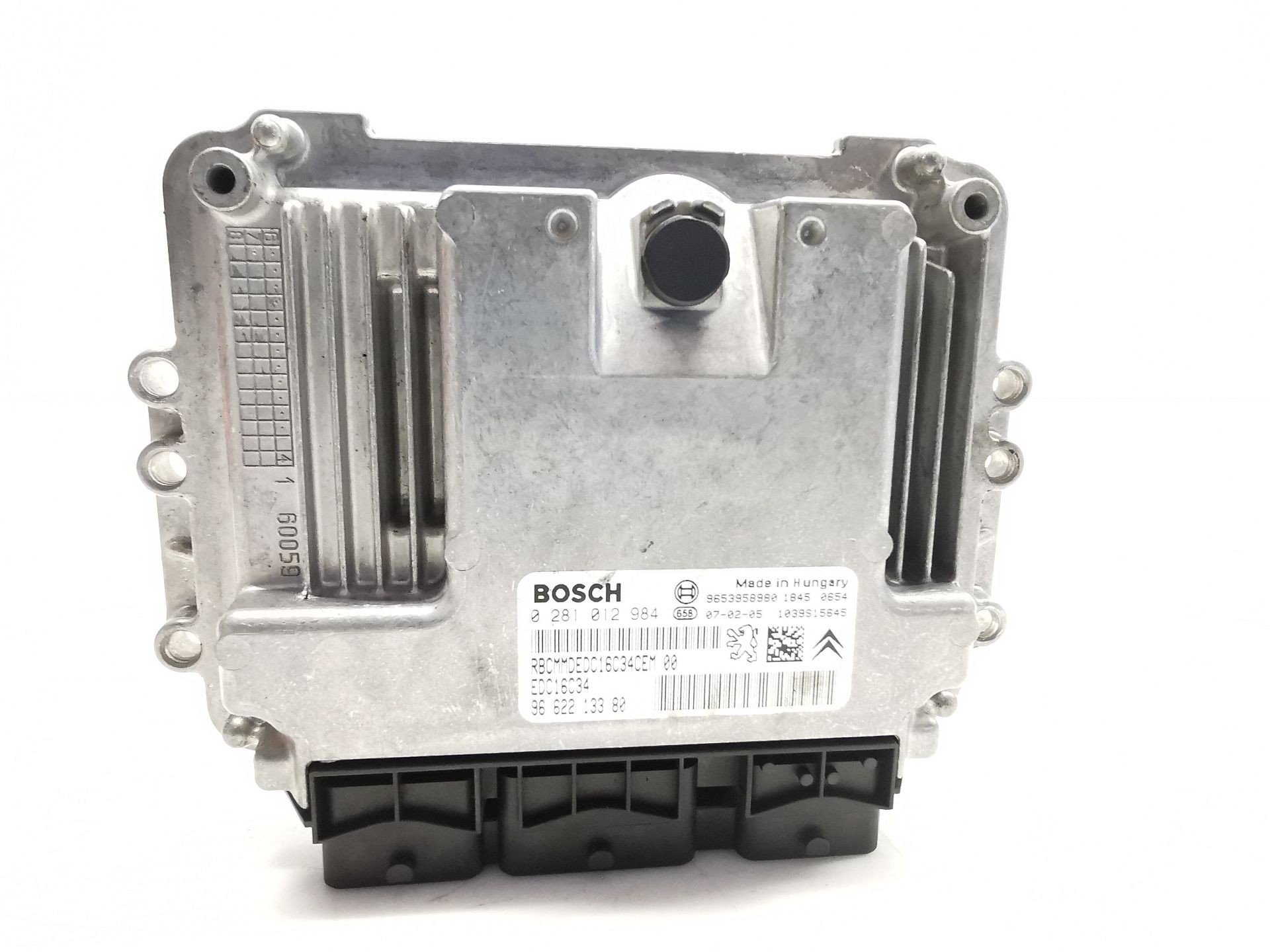 CENTRALITA MOTOR UCE PEUGEOT 407 (6D_) 9662213380 / EDC13C34 / 0281012984 9662213380EDC13C340281012984