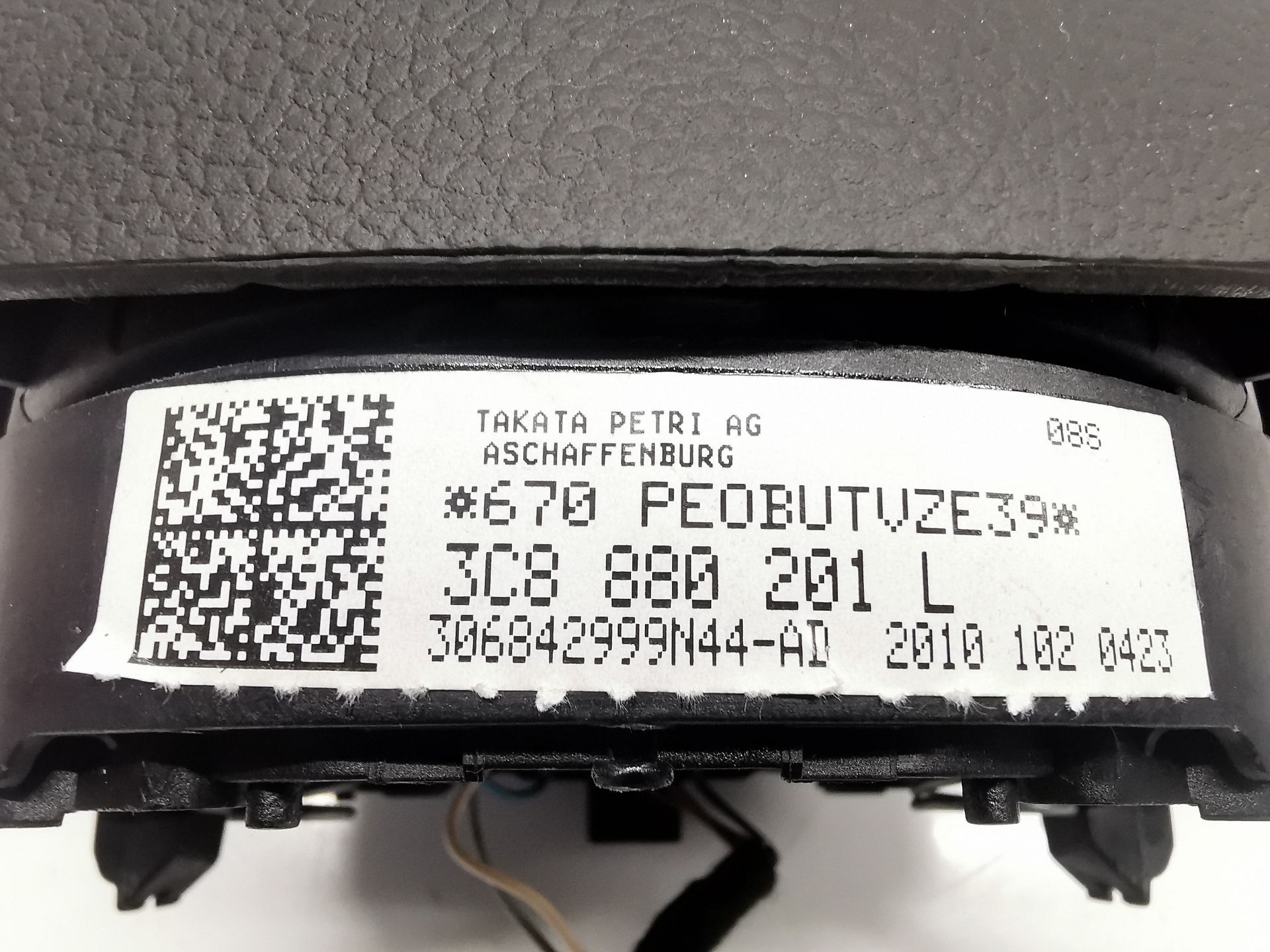 AIRBAG DELANTERO IZQUIERDO VOLKSWAGEN PASSAT B6 (3C2) 1K0880201CB1QB / 603842999N44AD / 3C880201L 1K0880201CB1QB603842999N44AD3C880201L - Vista 3