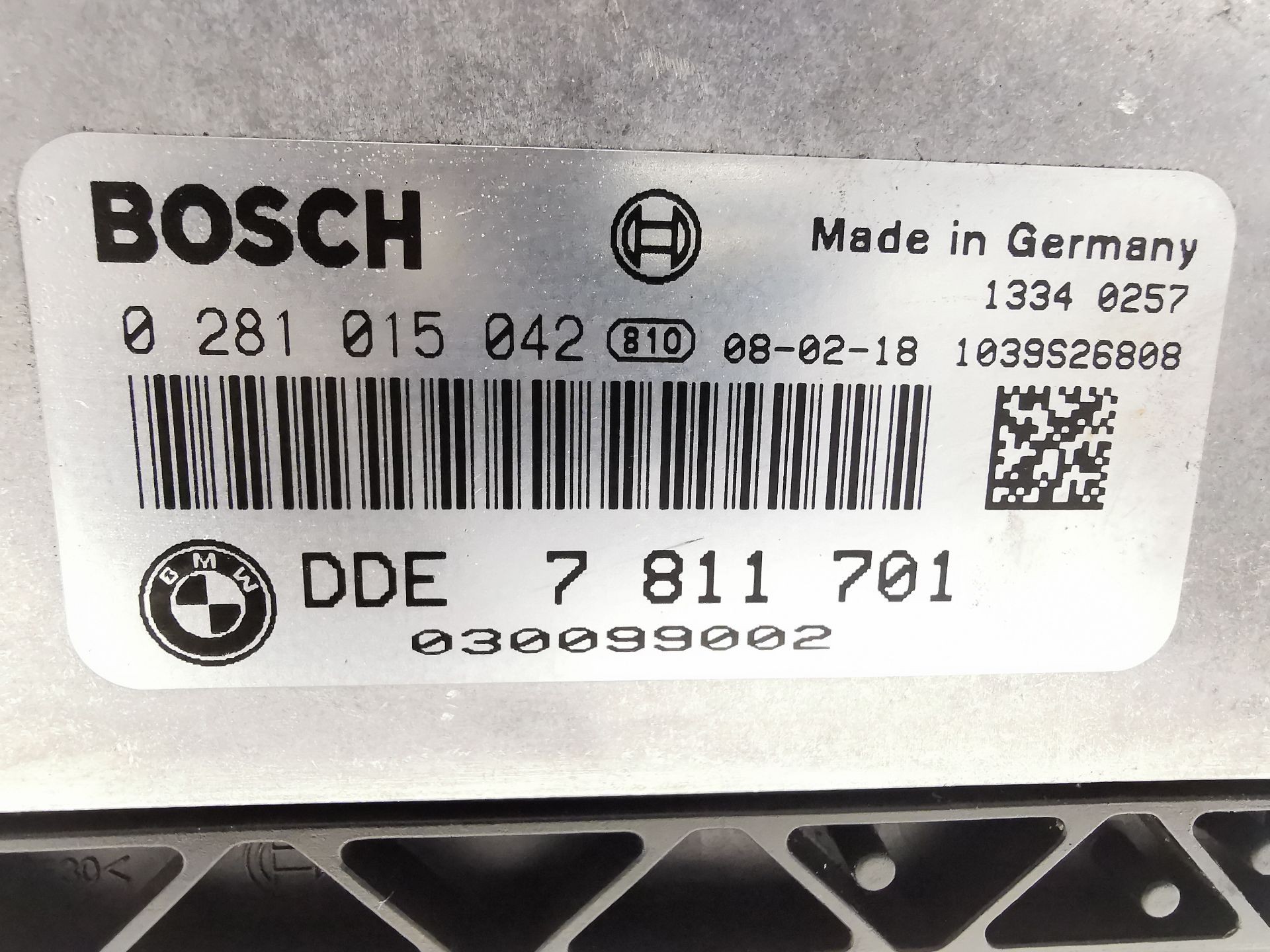 CENTRALITA MOTOR UCE BMW 1 (E87) 7811701 / 028015042 / 1039S26808 / 030099002 78117010280150421039S26808030099002 - Vista 2