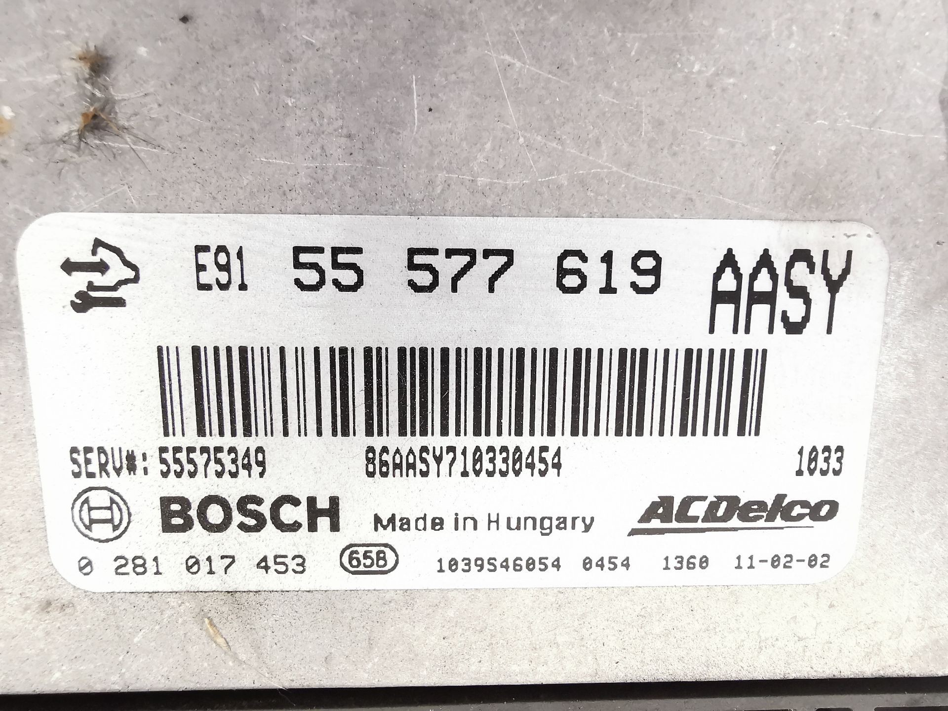 CENTRALITA MOTOR UCE OPEL INSIGNIA A (G09) 55577619 / 86AASY710330454 / 55575349 5557761986AASY71033045455575349 - Vista 2