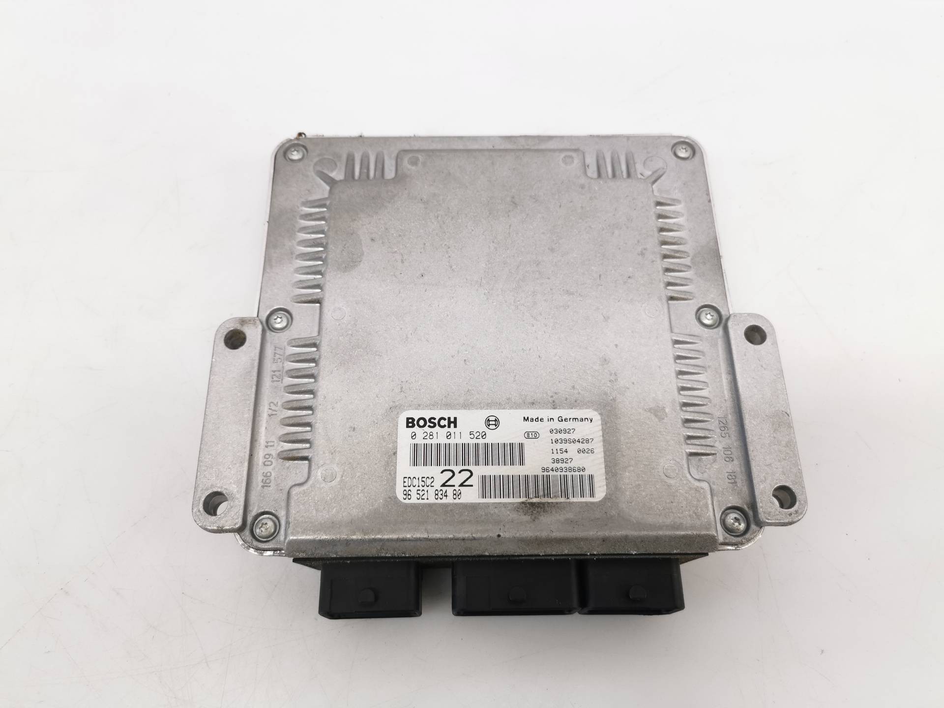 CENTRALITA MOTOR UCE PEUGEOT 406 BERLINA (S1/S2) 9652183480 / EDC15C222 / 0281011520 9652183480EDC15C2220281011520