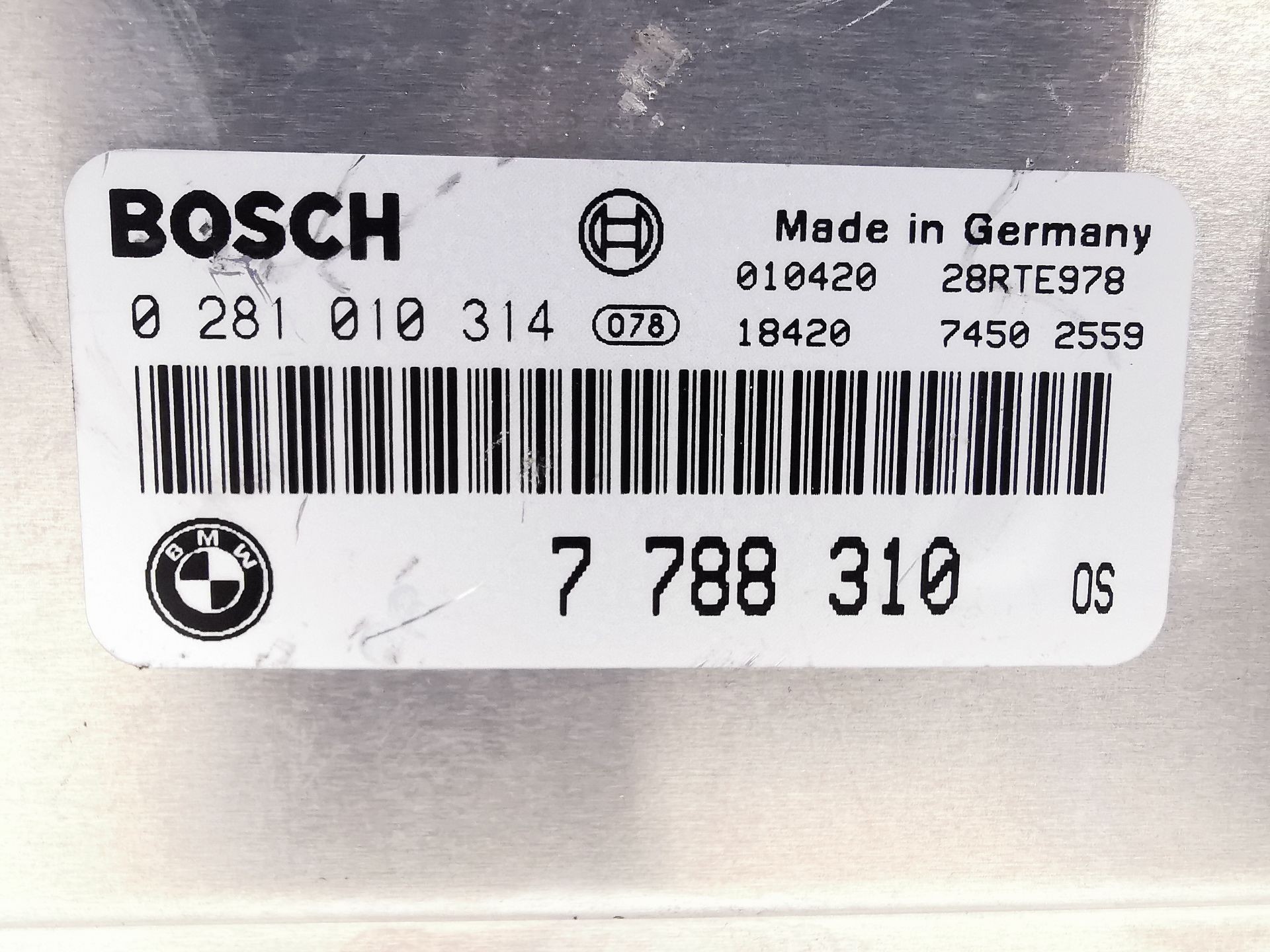 CENTRALITA MOTOR UCE BMW X5 (E53) 7788310 / 0281010314 / 7788519 778831002810103147788519 - Vista 2