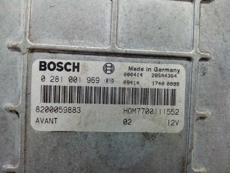 CENTRALITA MOTOR UCE RENAULT MEGANE I FASE 2 BERLINA (BA0) 8200059883 / HOM7700111552 / 0281001969 8200059883HOM77001115520281001969 - Vista 2