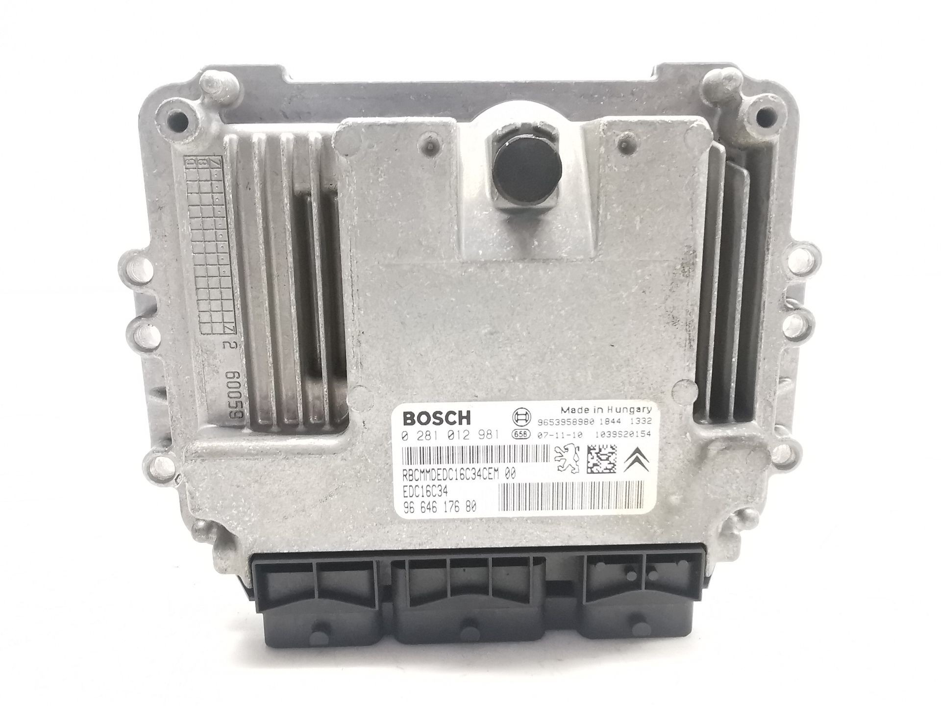 CENTRALITA MOTOR UCE CITROËN C4 PICASSO I Monospace (UD_) 9664617680 / 9653958980 / 0281012981 966461768096539589800281012981