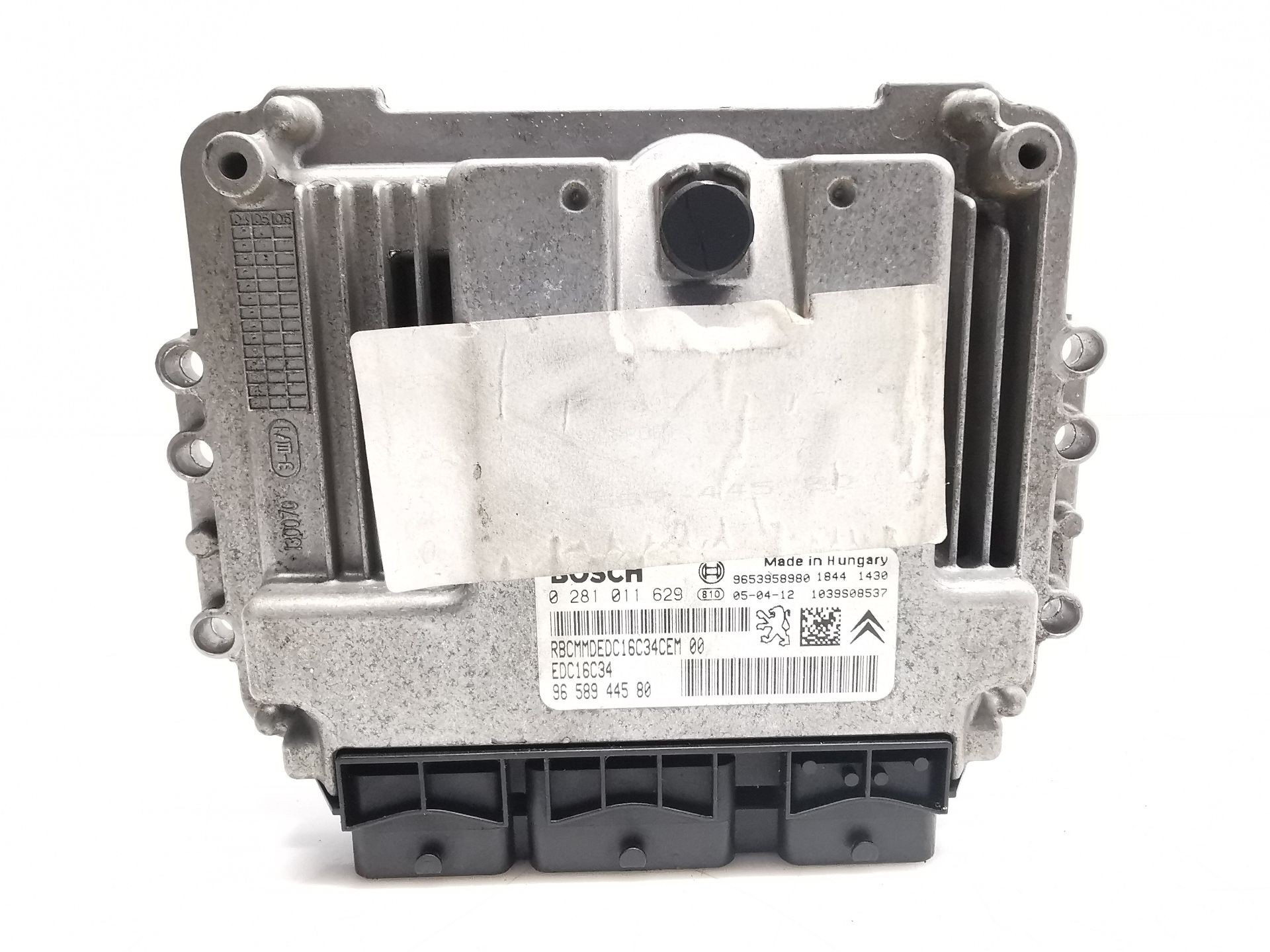 CENTRALITA MOTOR UCE PEUGEOT 407 SW (6E_, 6D_) 9658944580 / EDC13C34 / 0281011629 9658944580EDC13C340281011629
