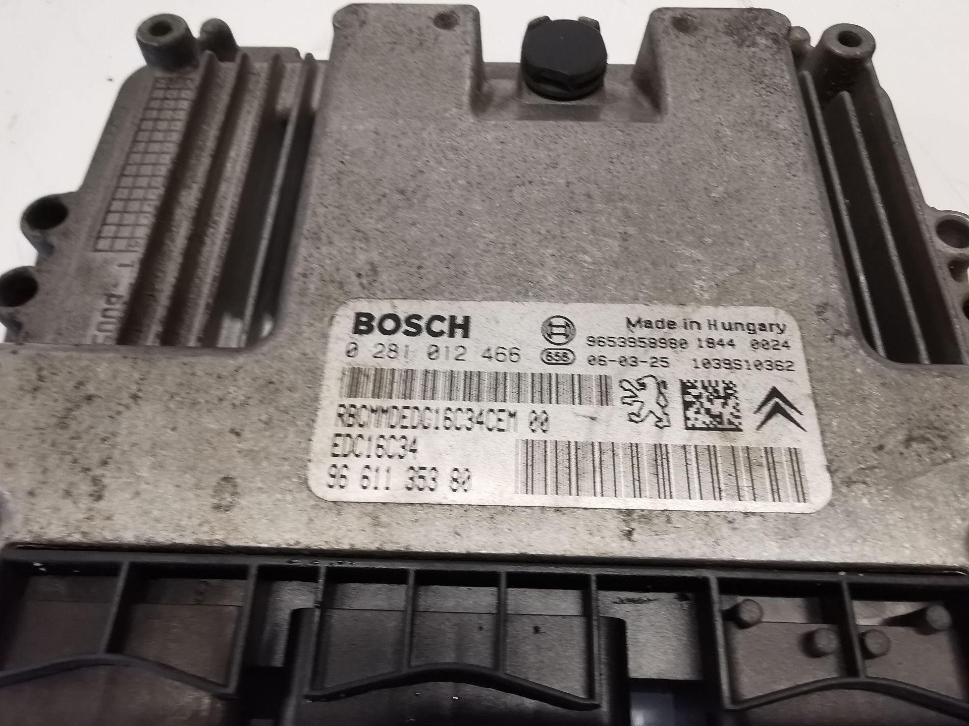 CENTRALITA MOTOR UCE CITROËN XSARA PICASSO (N68) 9661135380 / 9653958980 / 0281012466 966113538096539589800281012466 - Vista 2