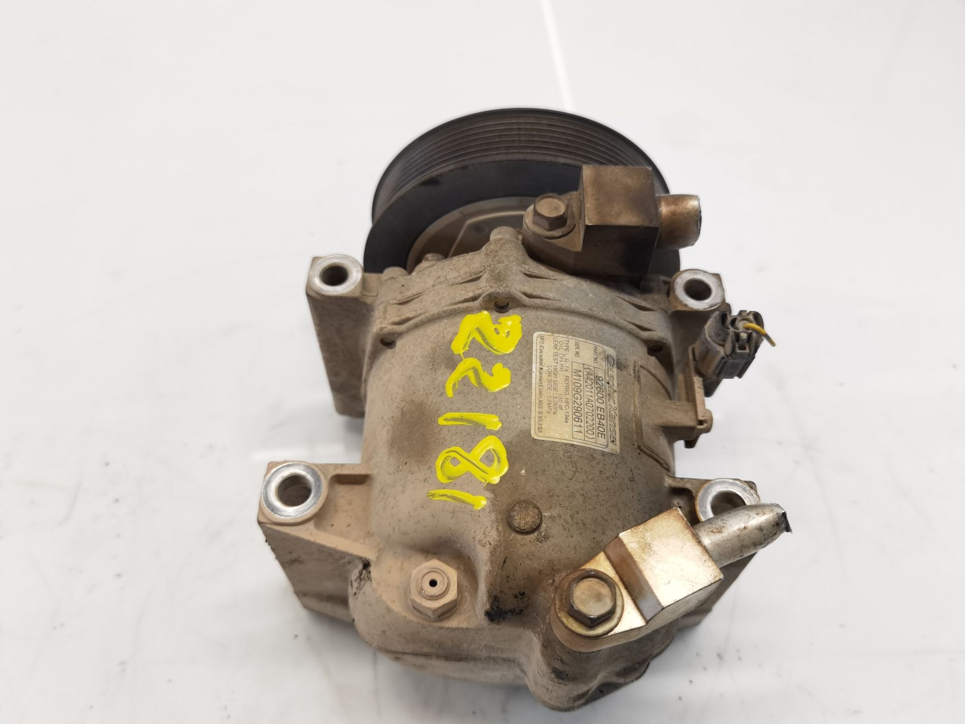 COMPRESOR AIRE ACONDICIONADO NISSAN NAVARA NP300 (D40) 92600EB40E / a42011a0702200 92600EB40Ea42011a0702200 - Vista 2