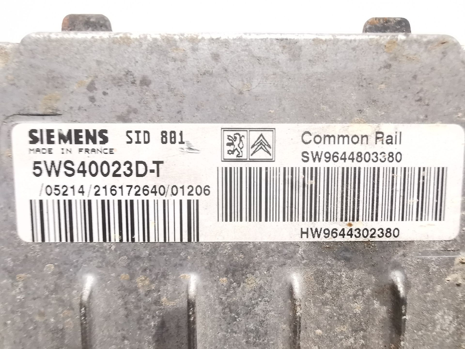 CENTRALITA MOTOR UCE CITROËN XSARA Coupé (N0) SW9644803380 / 5WS40023DT / SW9644803380 SW96448033805WS40023DTSW9644803380 - Vista 2