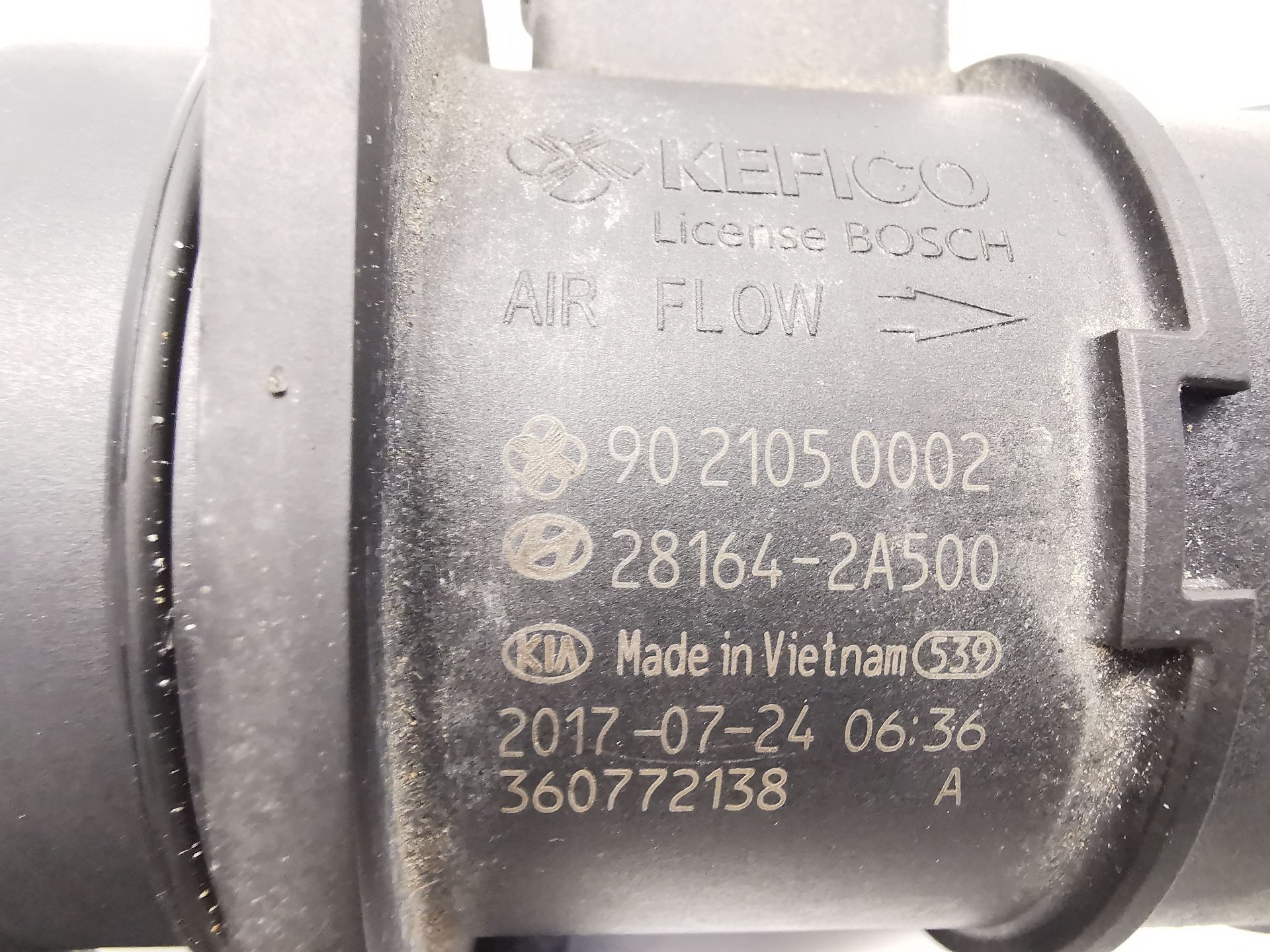 CAUDALÍMETRO KIA STONIC (YB) 9021050002 / 360772138A / 281642A500 9021050002360772138A281642A500 - Vista 3