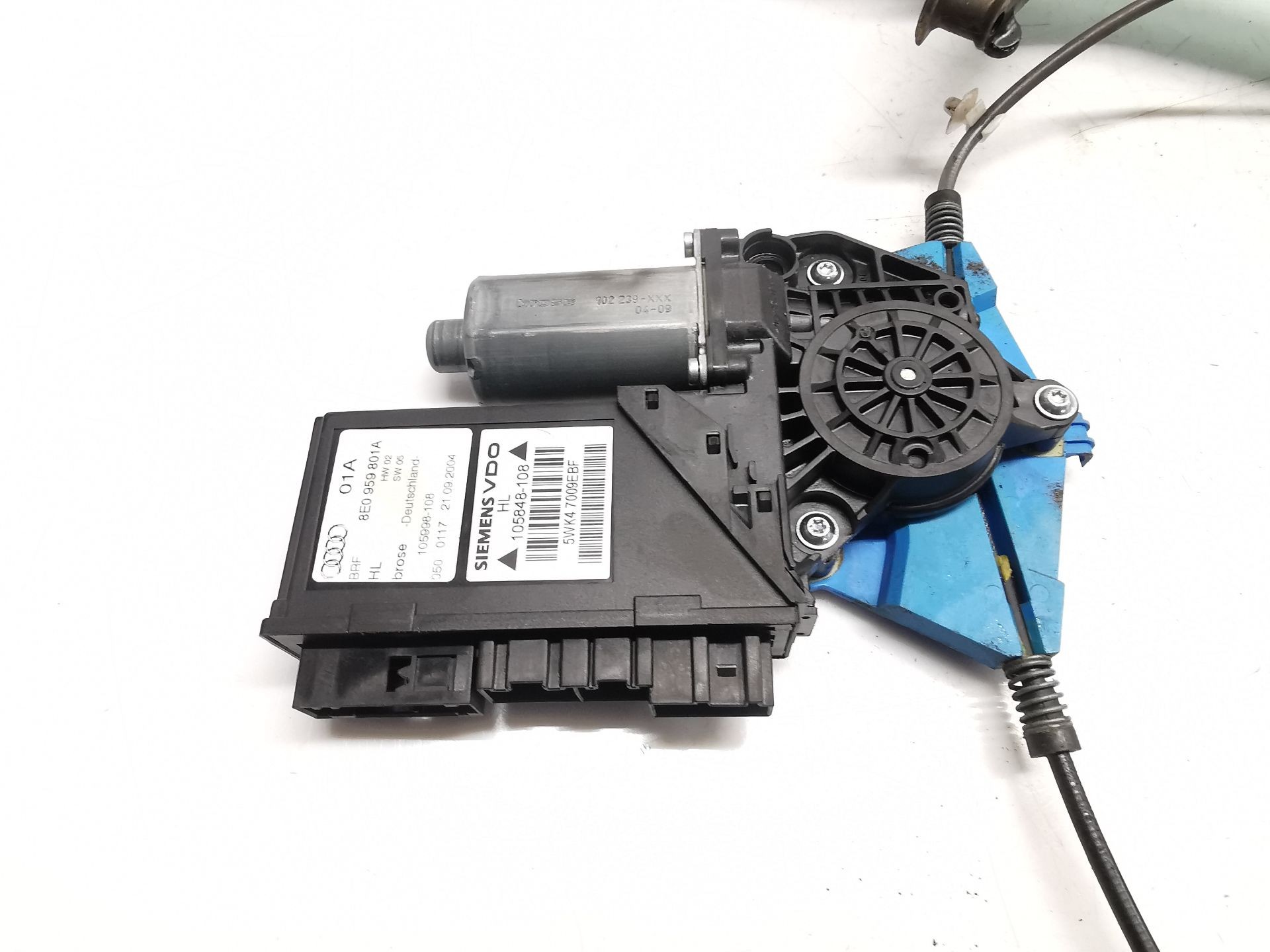 ELEVALUNAS TRASERO IZQUIERDO AUDI A4 B6 (8E2) 8E0959801A / 5WK47009EBF / 8E0839461B 8E0959801A5WK47009EBF8E0839461B - Vista 2