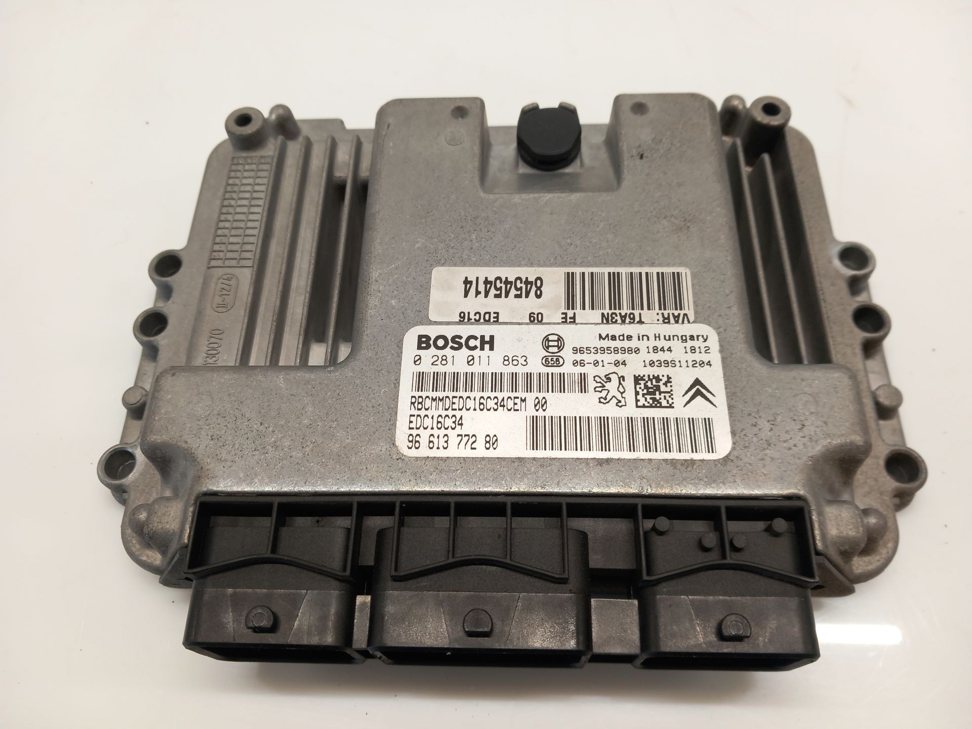 CENTRALITA MOTOR UCE PEUGEOT 307 (3A/C) 9661377280 / 9653958980 / 0281011863 966137728096539589800281011863