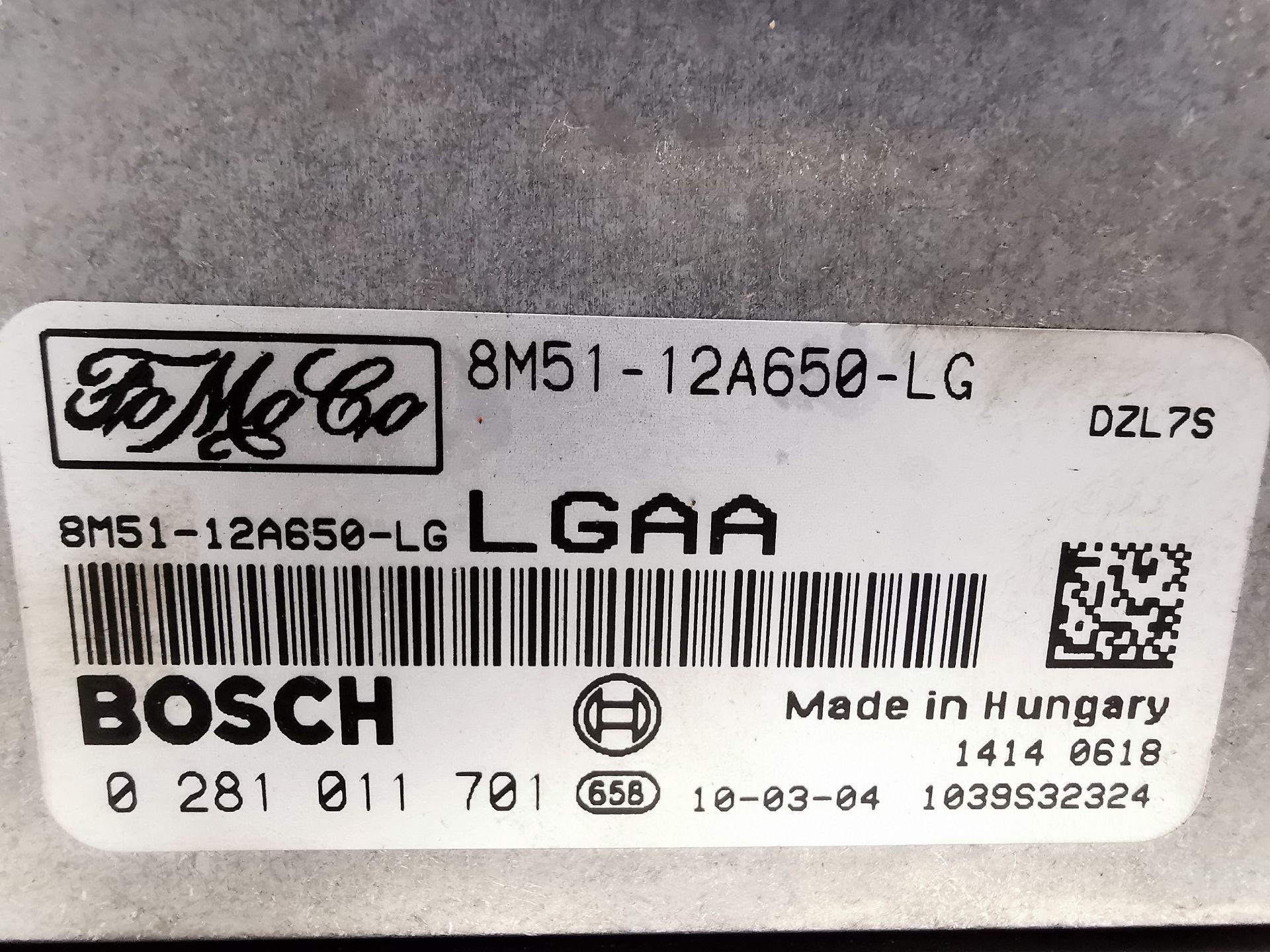 CENTRALITA MOTOR UCE FORD FOCUS II (DA_, HCP, DP) 8M5112A650LG / 8M5112A650LG / 0281011701 8M5112A650LG8M5112A650LG0281011701 - Vista 3