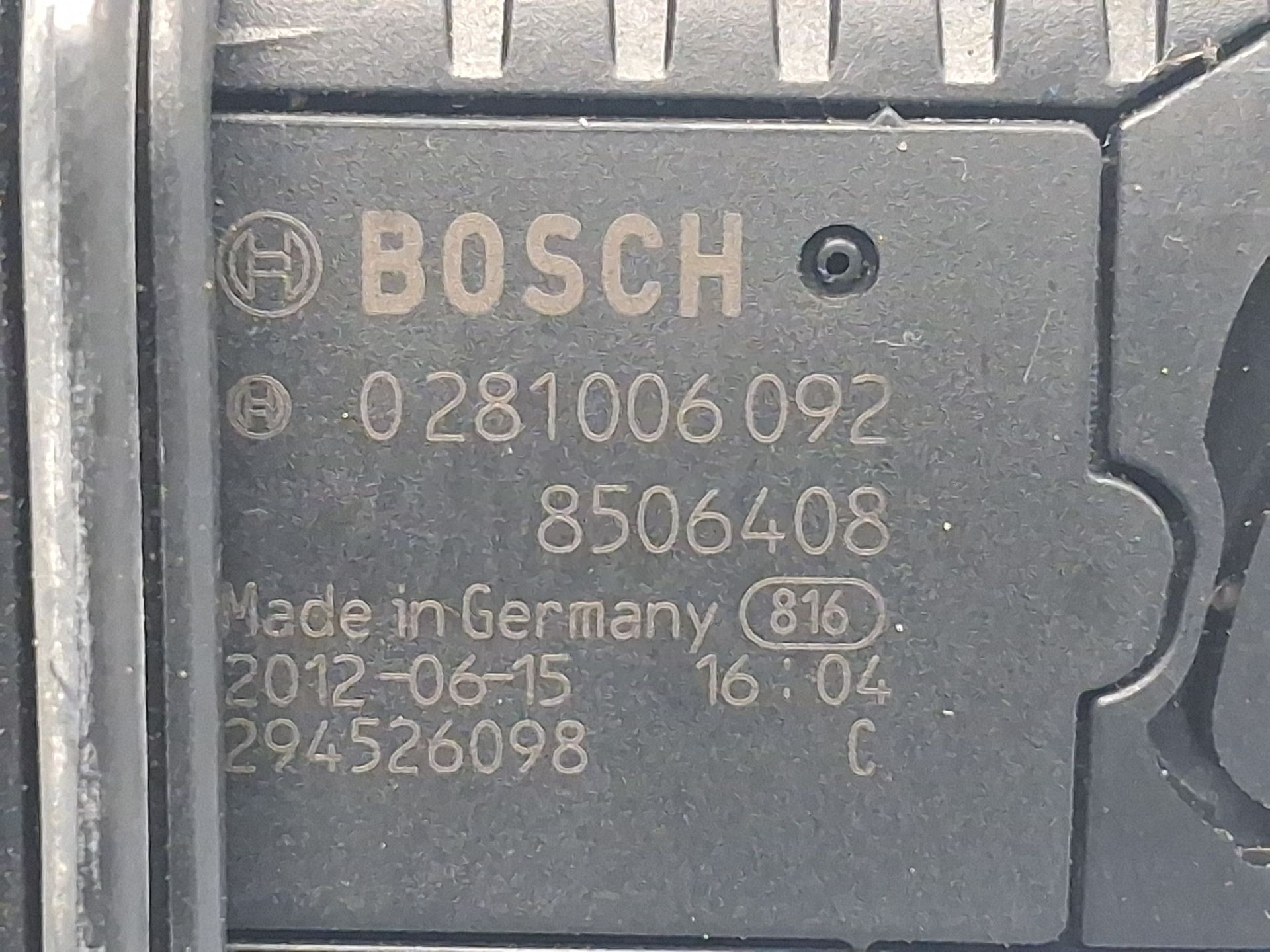 CAUDALÍMETRO BMW 3 (F30, F80) 8506408 8506408 - Vista 2
