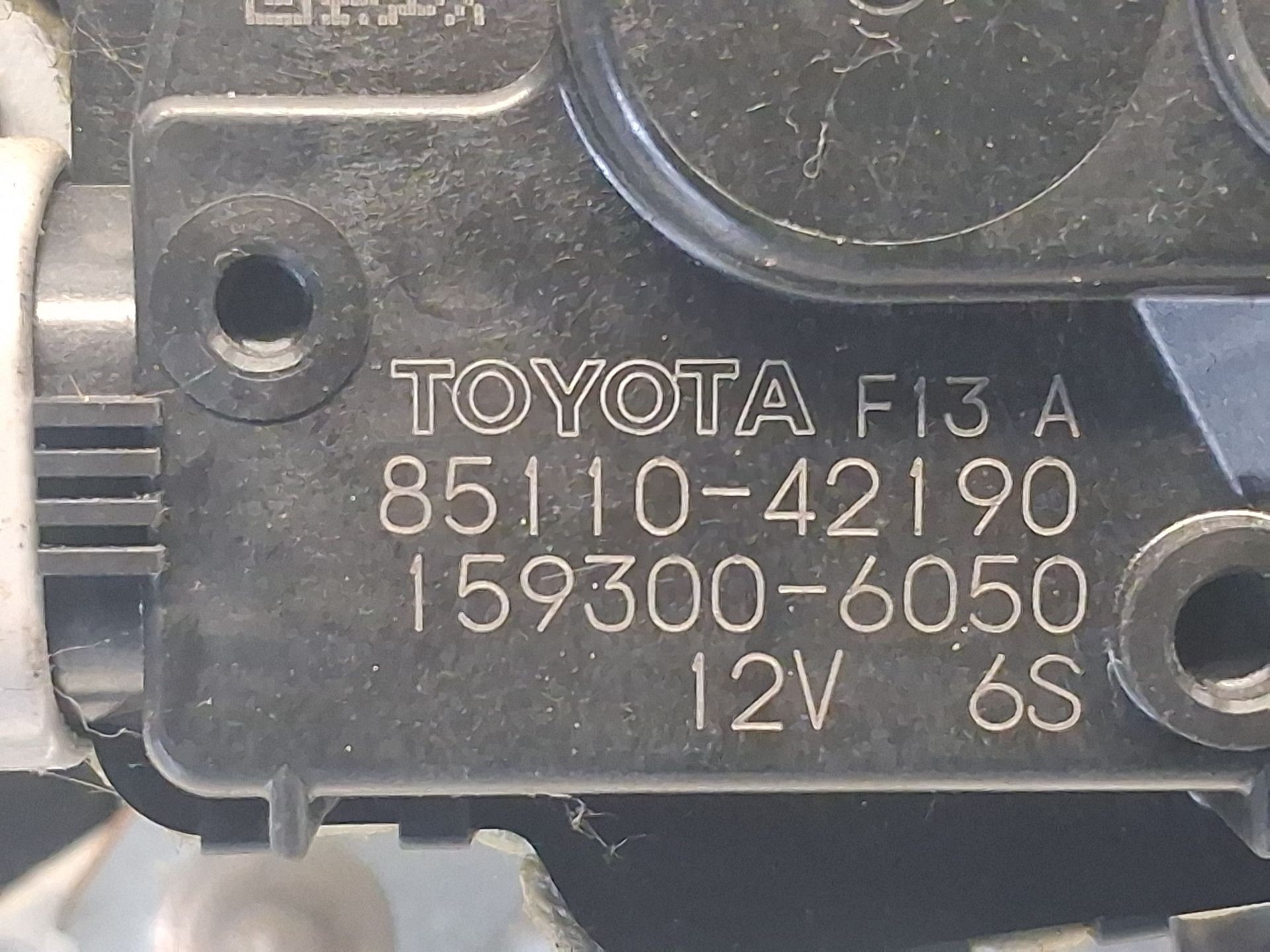 MOTOR LIMPIA DELANTERO TOYOTA RAV 4 IV (_A4_) 8511042190 / 8511042190 85110421908511042190 - Vista 2