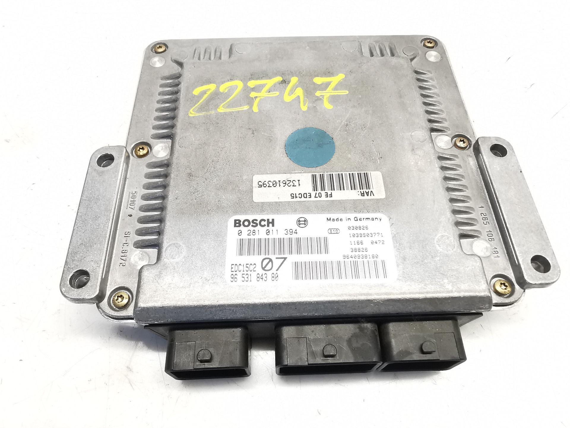 CENTRALITA MOTOR UCE CITROËN C5 I (DC_) 9653184380 / 0281011394 96531843800281011394