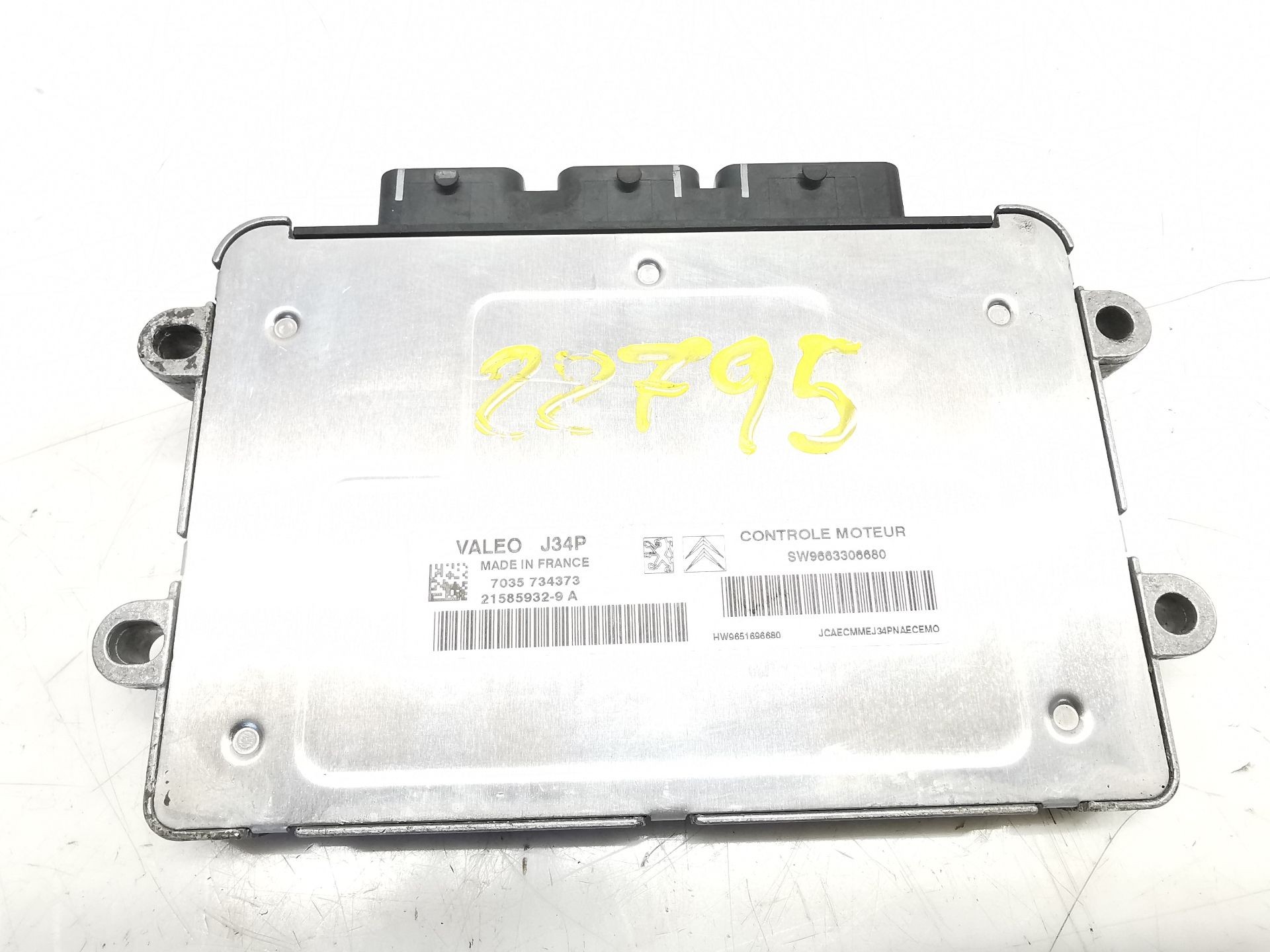 CENTRALITA MOTOR UCE PEUGEOT 207/207+ (WA_, WC_) SW9663306680 / 7035734373 SW96633066807035734373