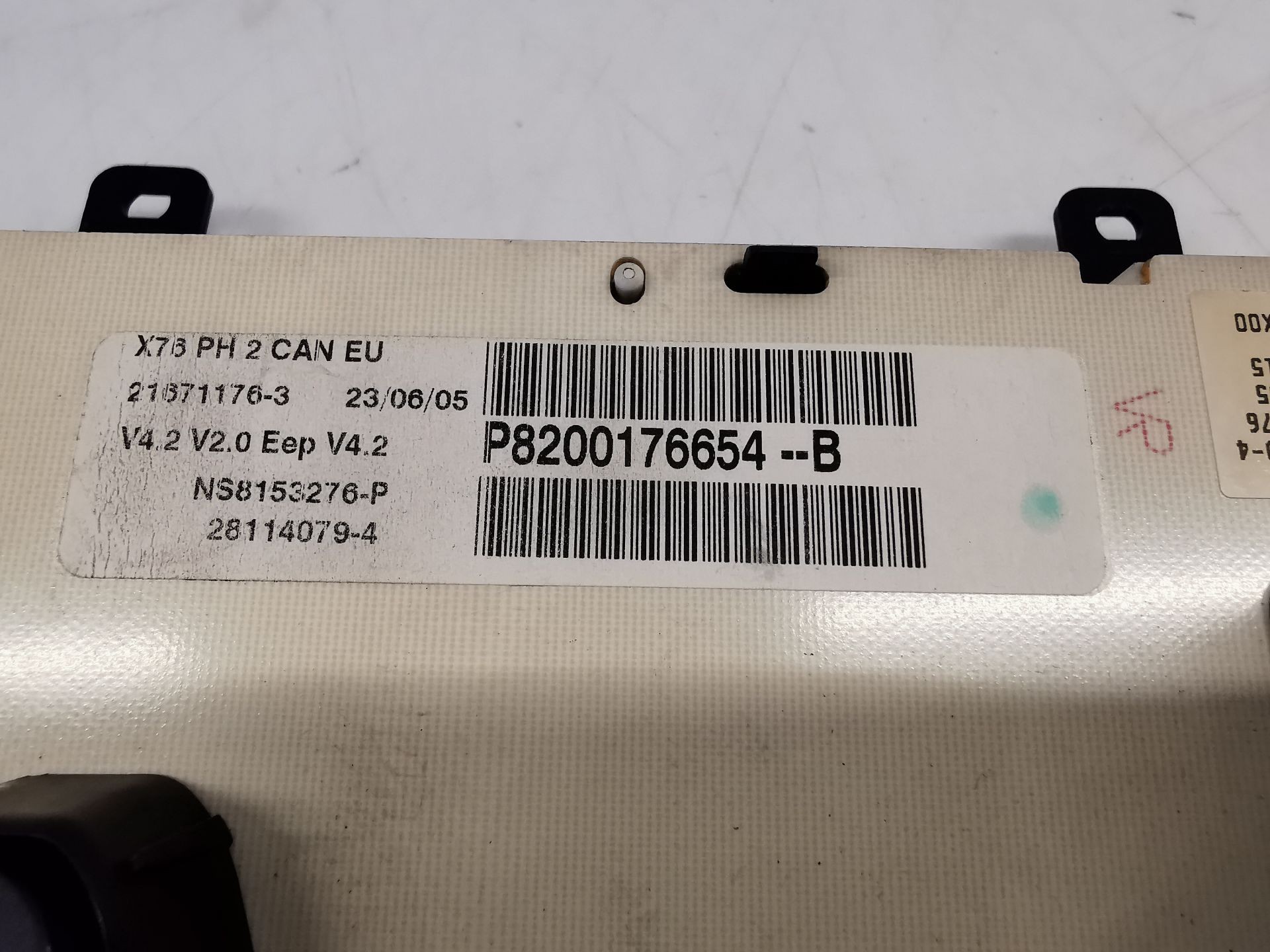 CUADRO INSTRUMENTOS RENAULT KANGOO (KC0/1_) P8200176654B P8200176654B - Vista 3