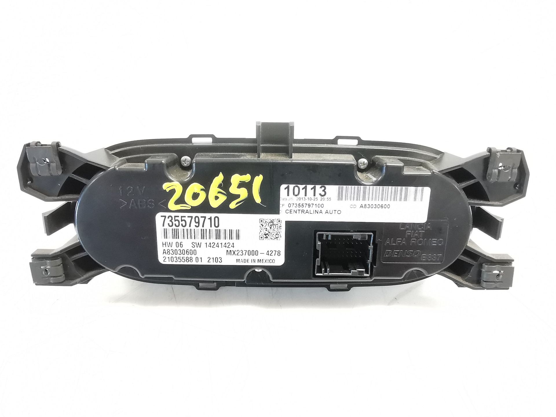 MANDO CALEFACCIÓN / AIRE ACONDICIONADO FIAT 500L (351_, 352_) 735579710 // A83030600 735579710A83030600 - Vista 2