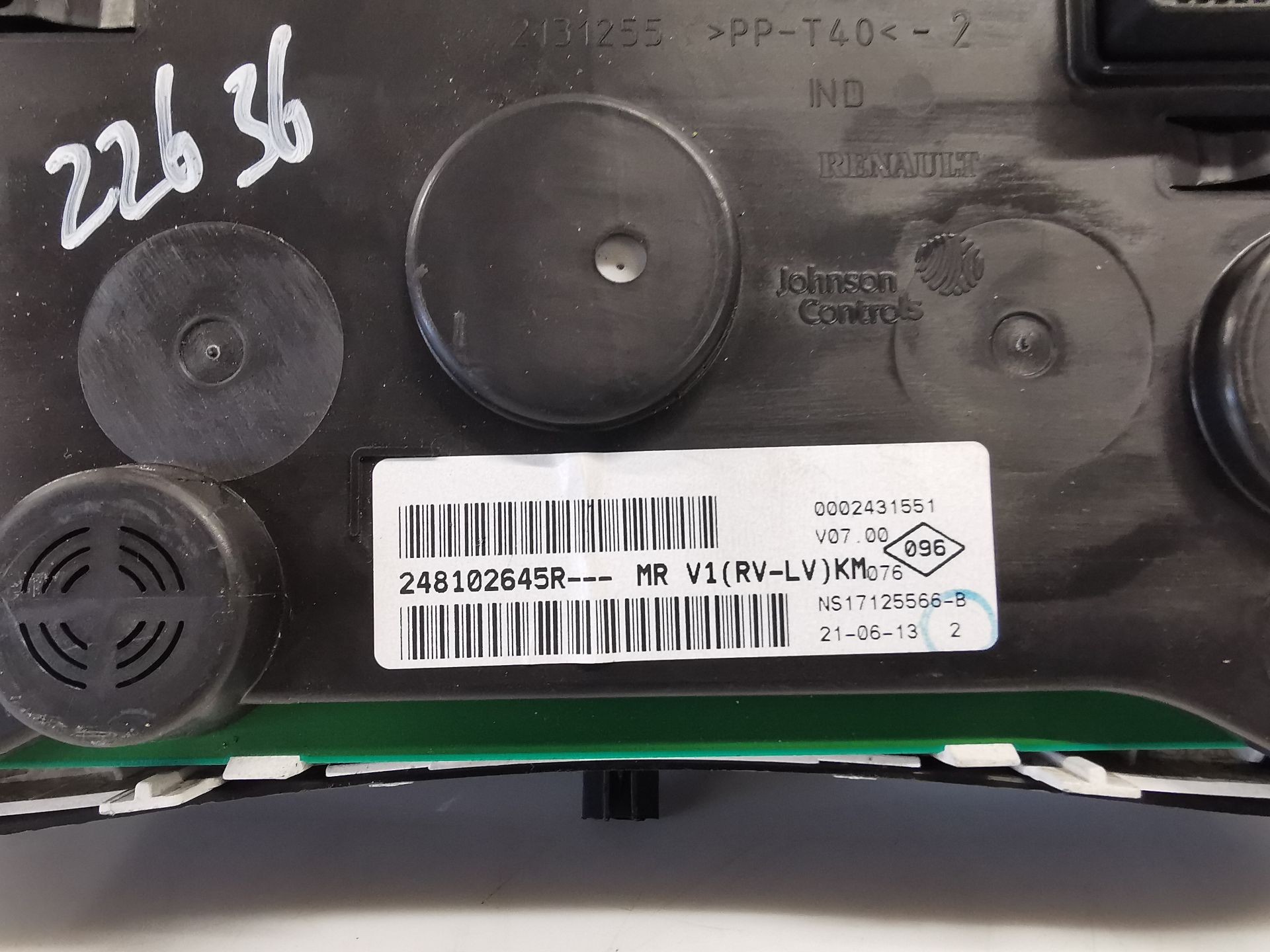 CUADRO INSTRUMENTOS DACIA SANDERO II (B8_) 248102645R 248102645R - Vista 3