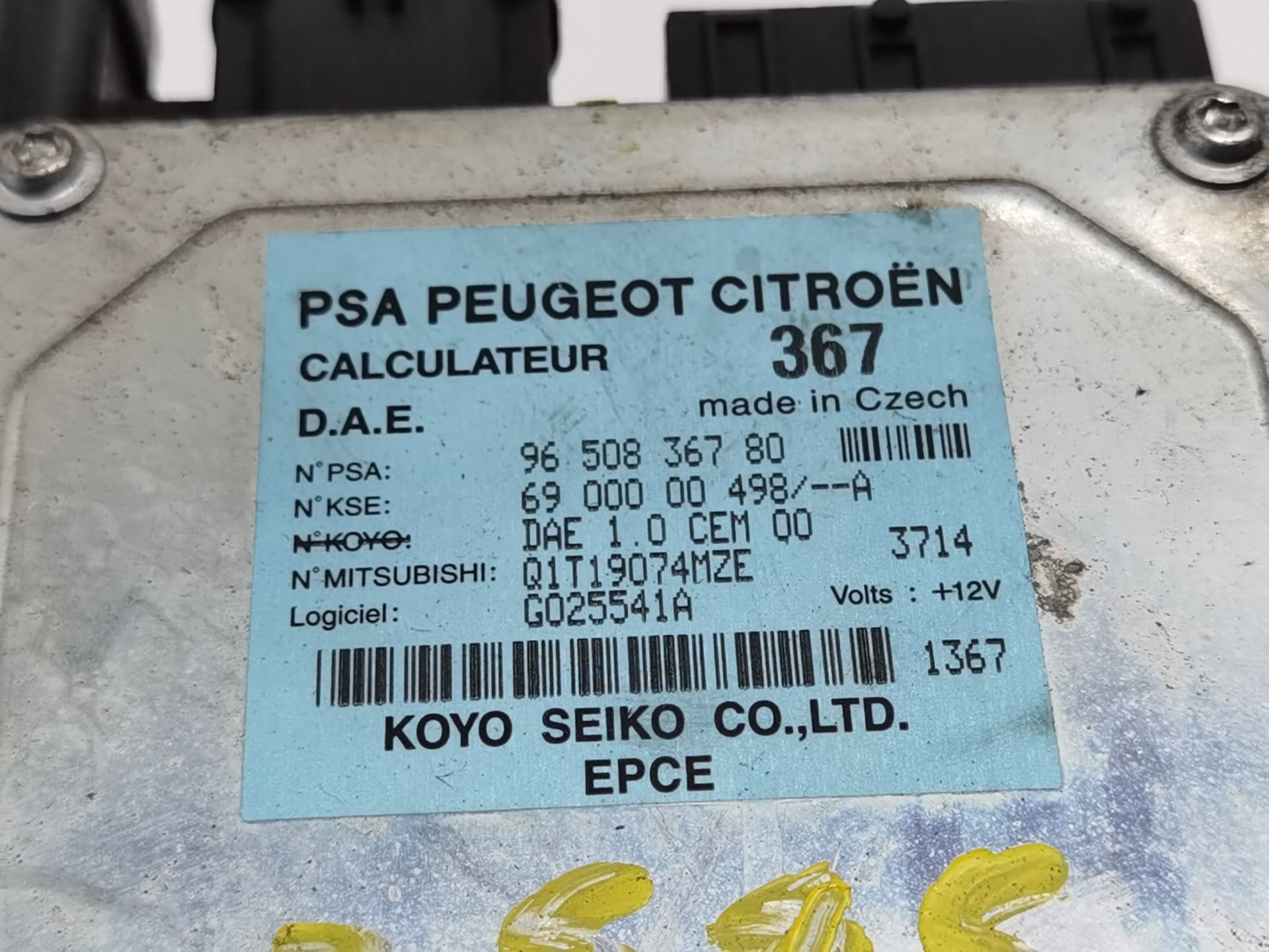 CENTRALITA DIRECCIÓN CITROËN C2 (JM_) 9650836780 / 6900000498 96508367806900000498 - Vista 2