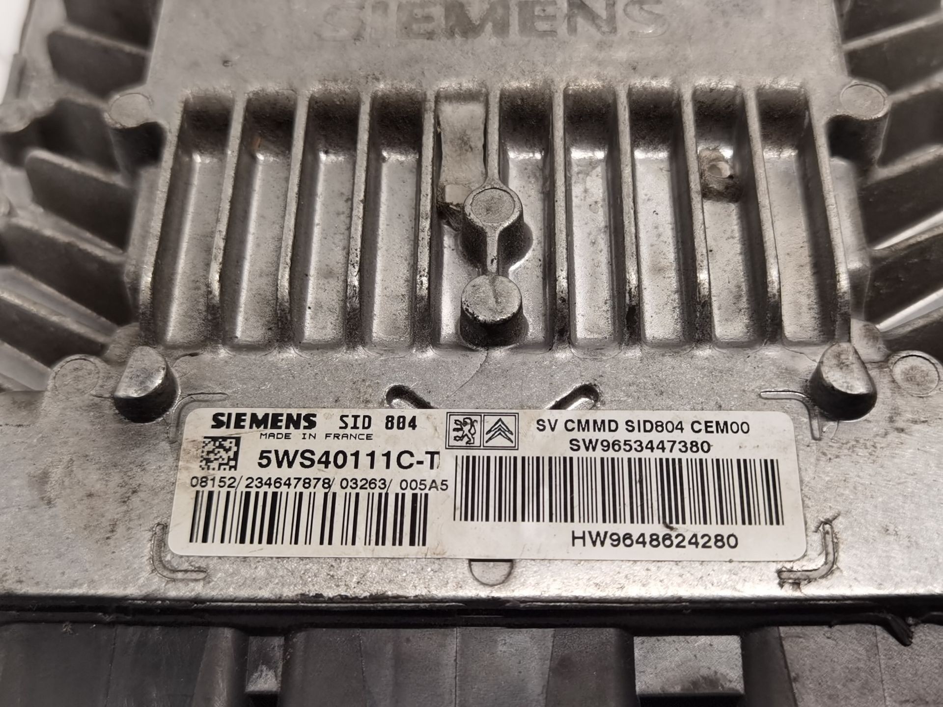 CENTRALITA MOTOR UCE CITROËN C2 (JM_) 9653447380 / 5WS40111CT / 9648624280 96534473805WS40111CT9648624280 - Vista 2