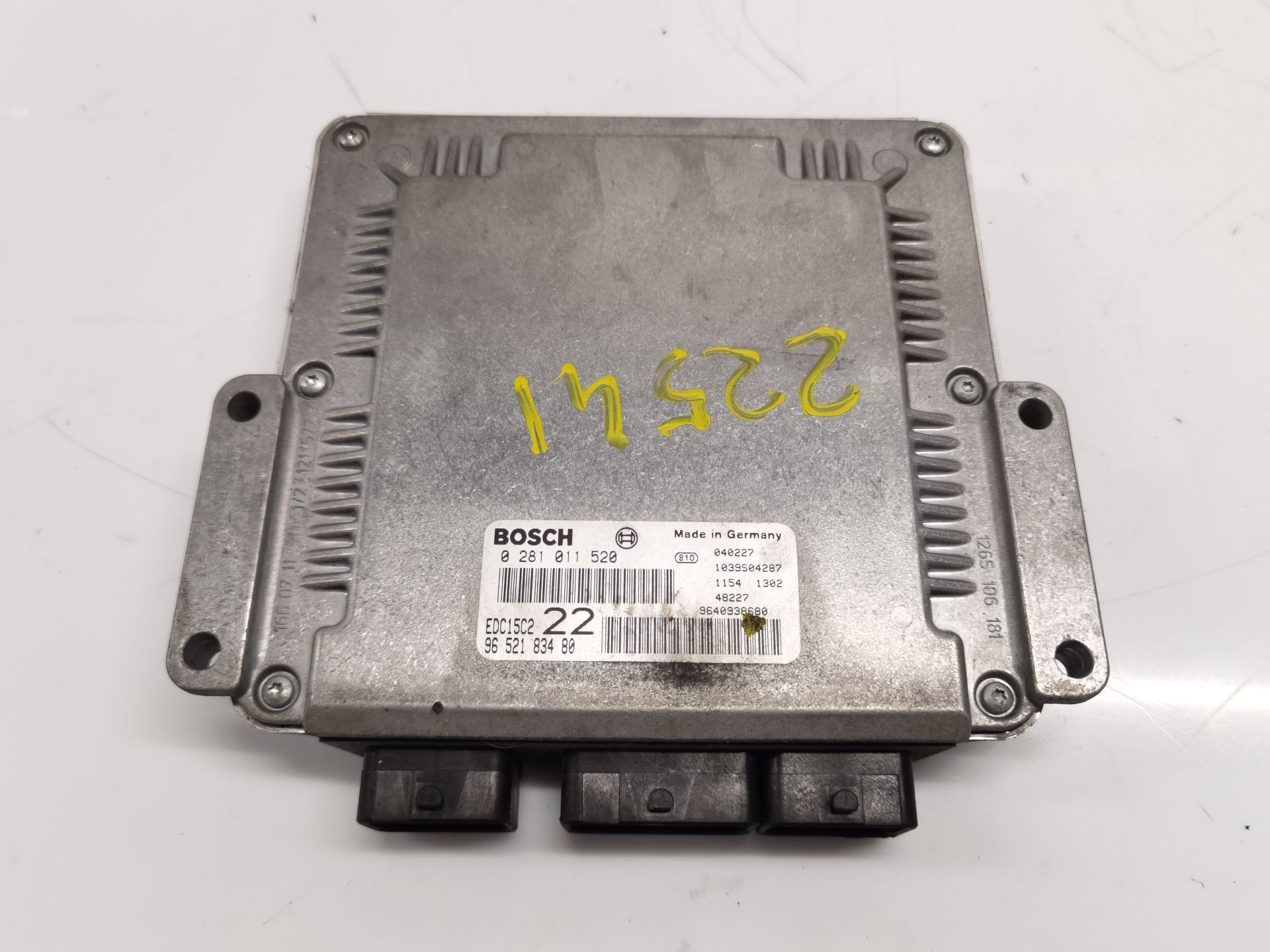 CENTRALITA MOTOR UCE PEUGEOT 406 (8B) 9652183480 / 0281011520 96521834800281011520 - Vista 3