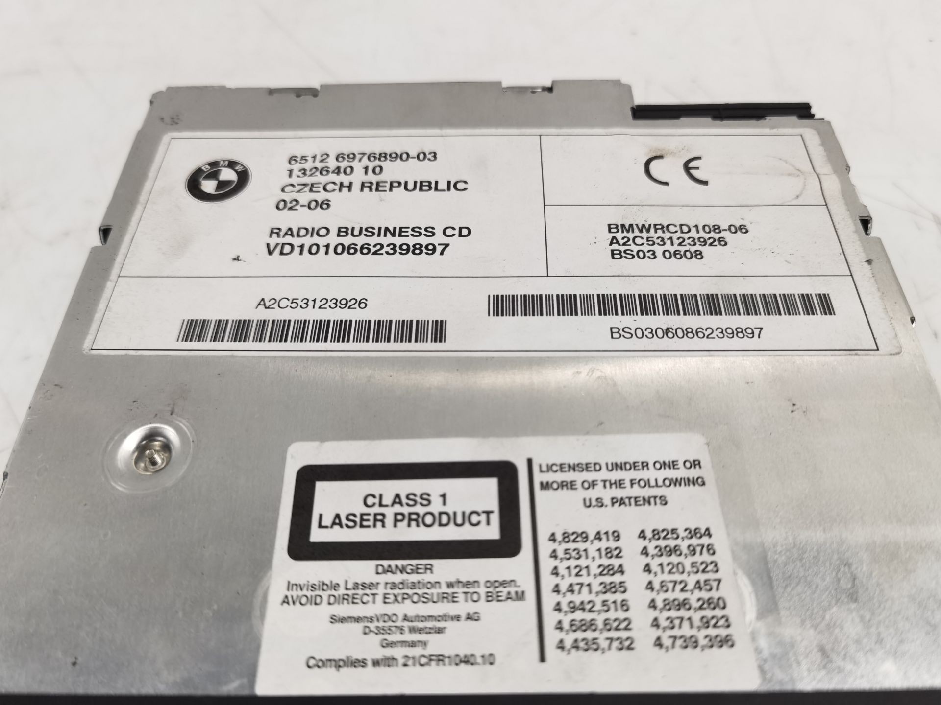 SISTEMA AUDIO / RADIO CD MINI MINI (R50, R53) 6512697689003 / A2C53123926 / 13264010 6512697689003A2C5312392613264010 - Vista 3